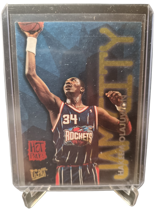 1995-96 Fleer Ultra #8 of 12 Hakeem Olajuwon Jam City Hot Packs