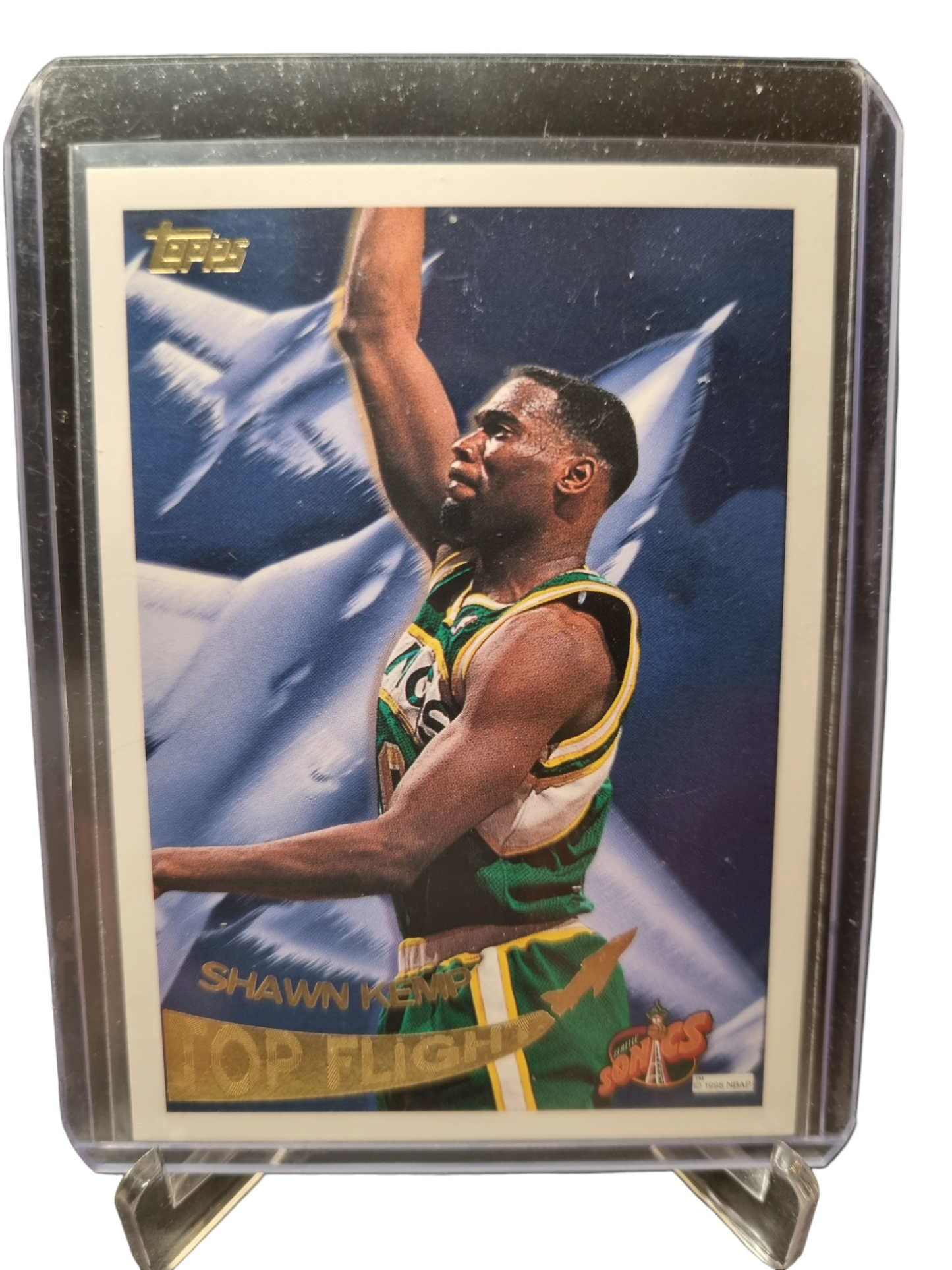 1995 Topps #TF7 Shawn Kemp Topps Flight