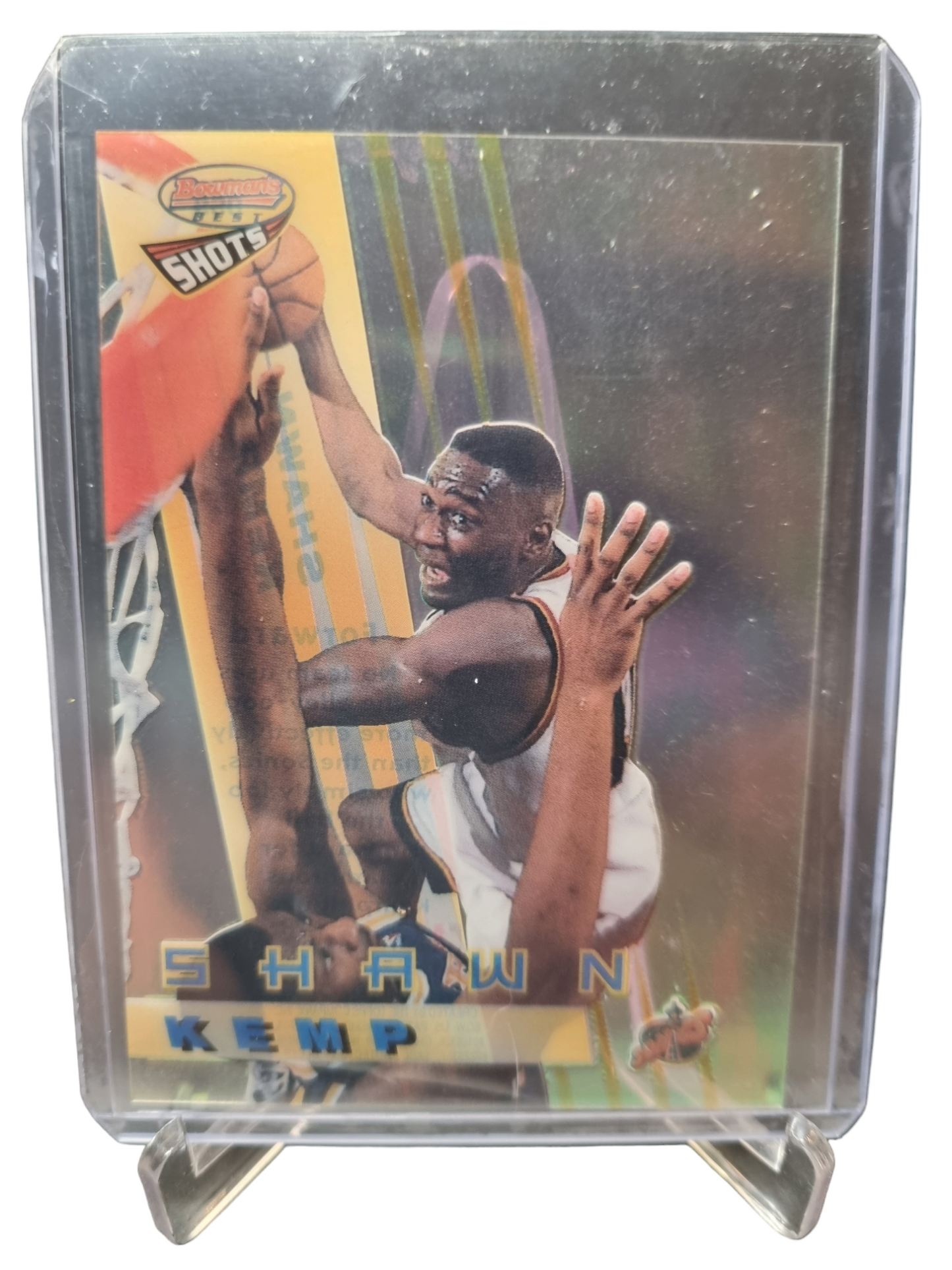 1997 Topps #BS9 Shawn Kemp Bowmans Best Shots Acetate