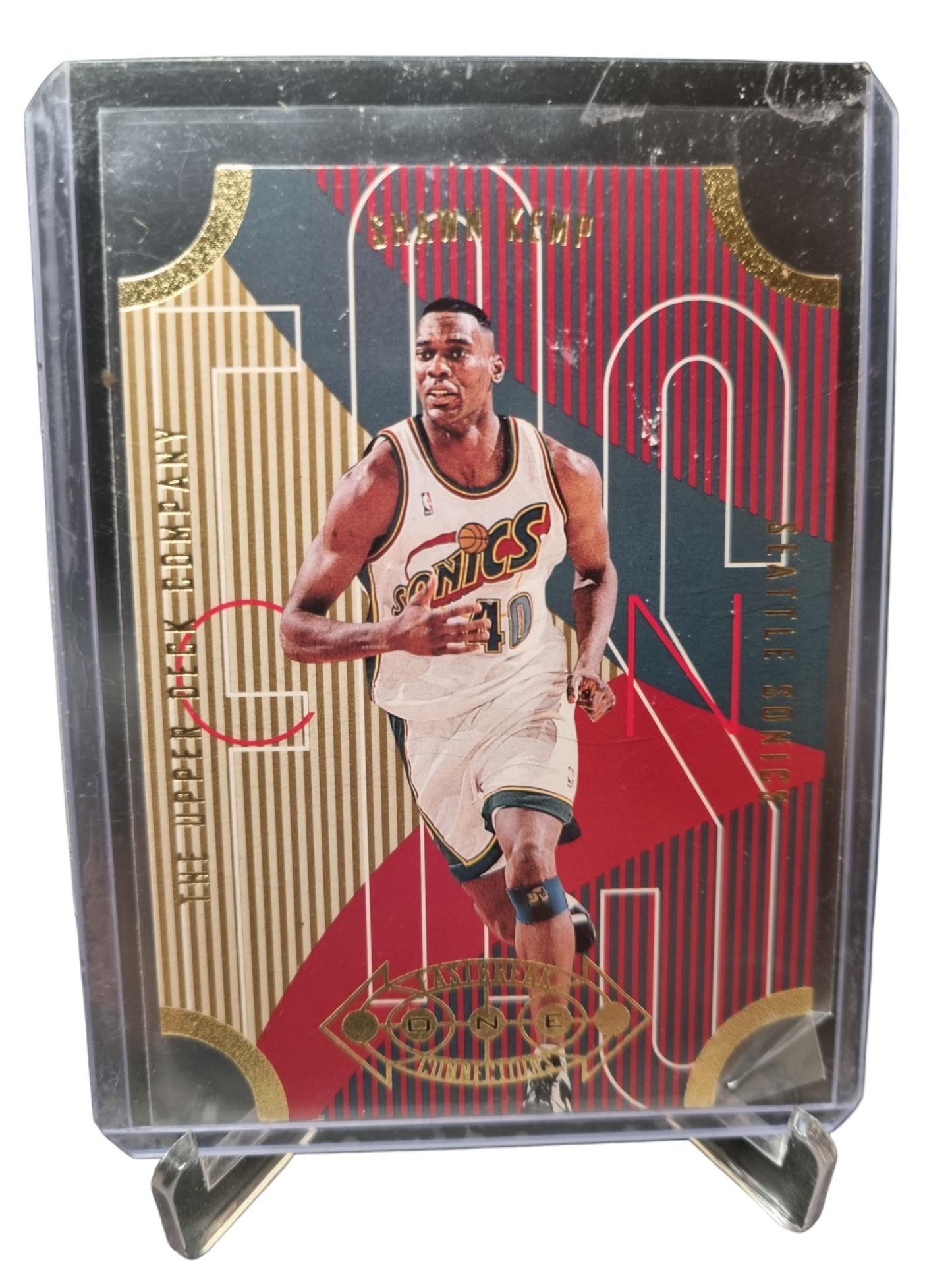 1996 Upper Deck #FB19 Shawn Kemp Fast Break Connections Die Cut