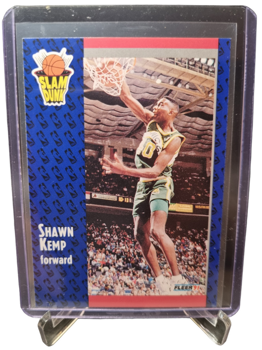 1991 Fleer #231 Shawn Kemp Slam Dunk
