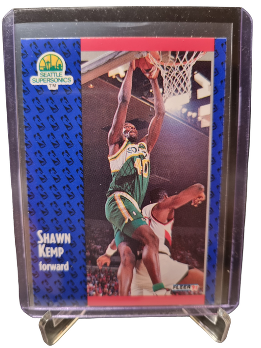 1991 Fleer #192 Shawn Kemp