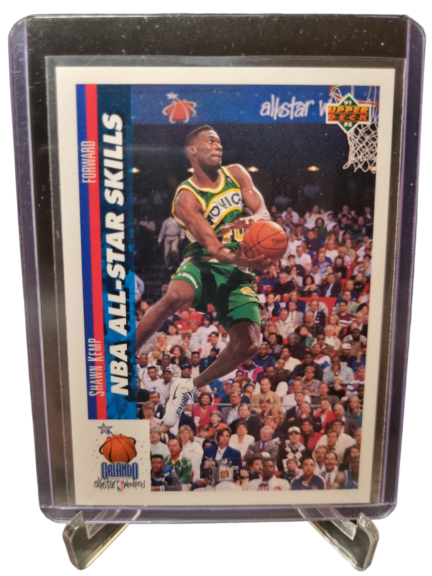 1992 Upper Deck #481 Shawn Kemp All-Star Skills