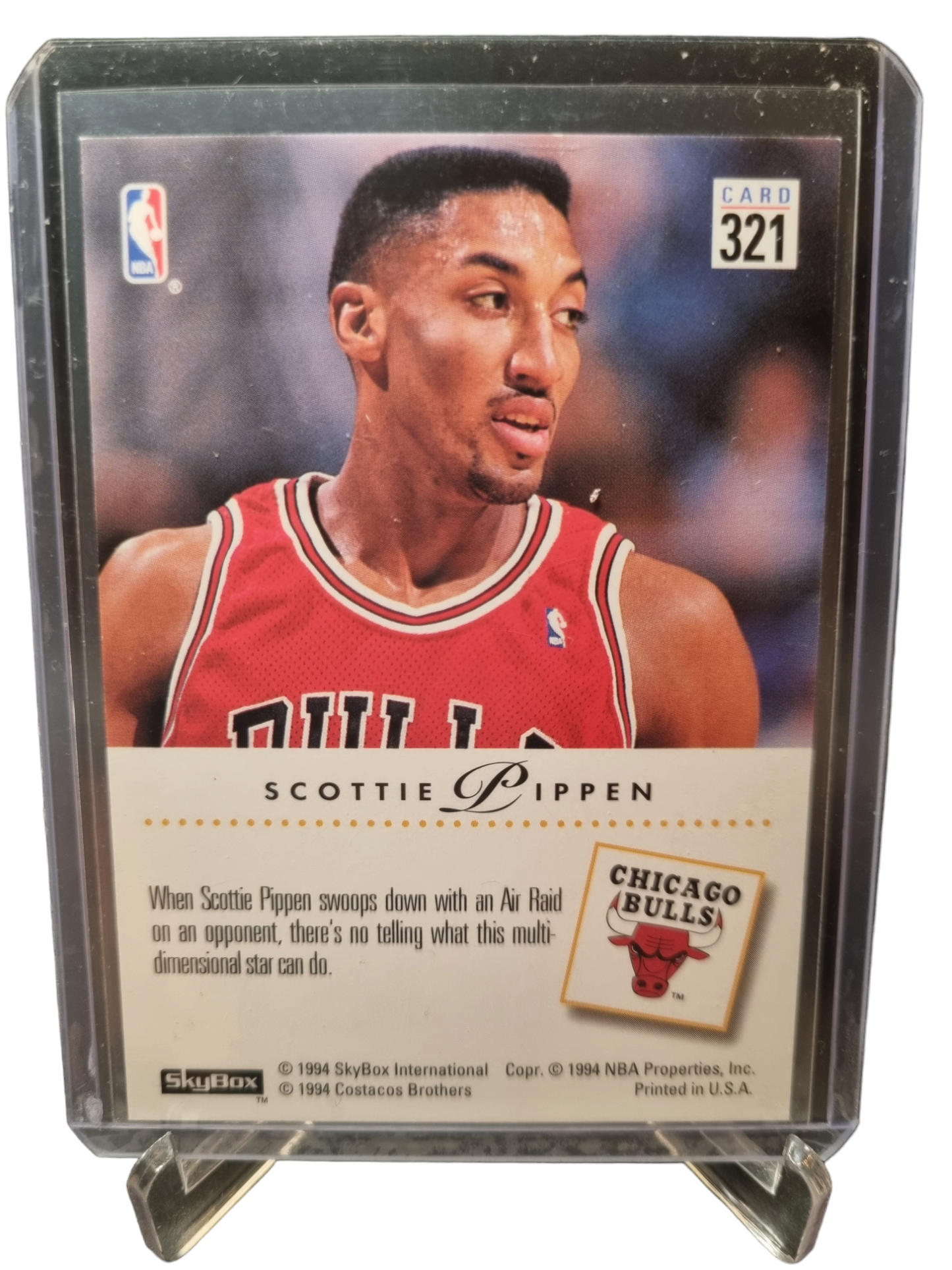 1994 Skybox #321 Scottie Pippen Air Raid