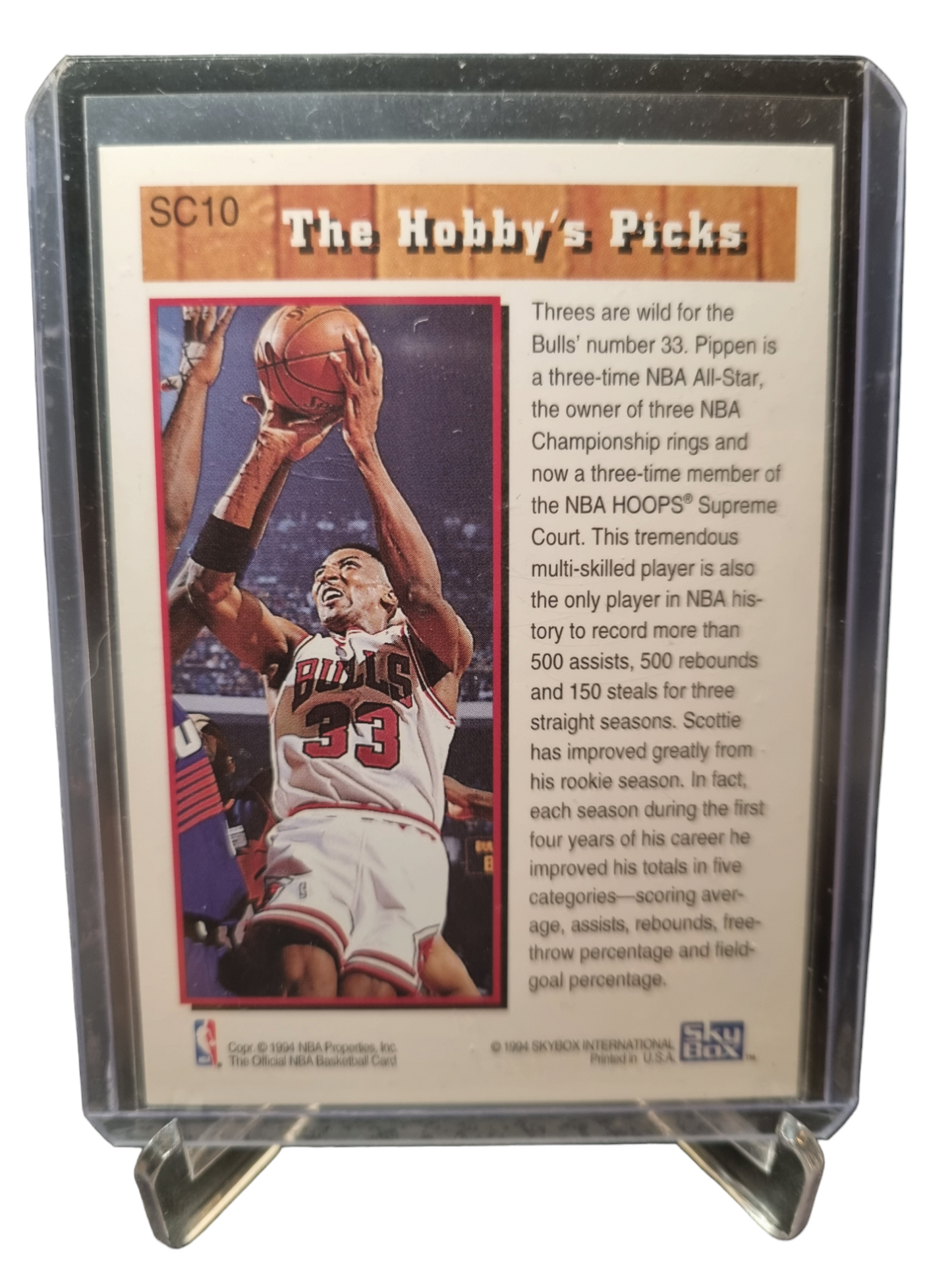 1993-94 Hoops #SC10 Scottie Pippen Supreme Court