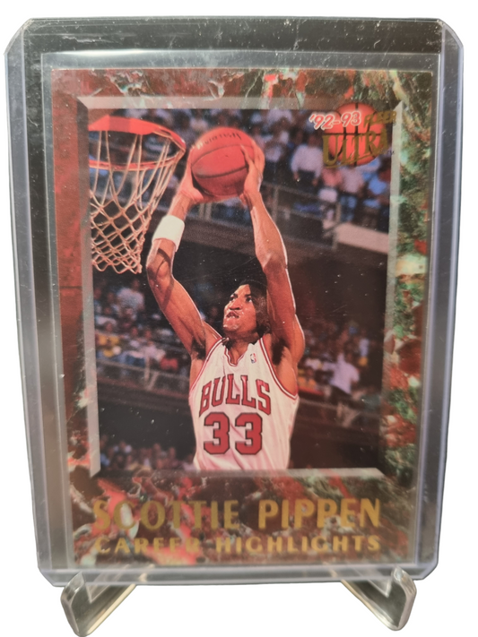 1992-93 Fleer Ultra #3 Scottie Pippen Career Highlights