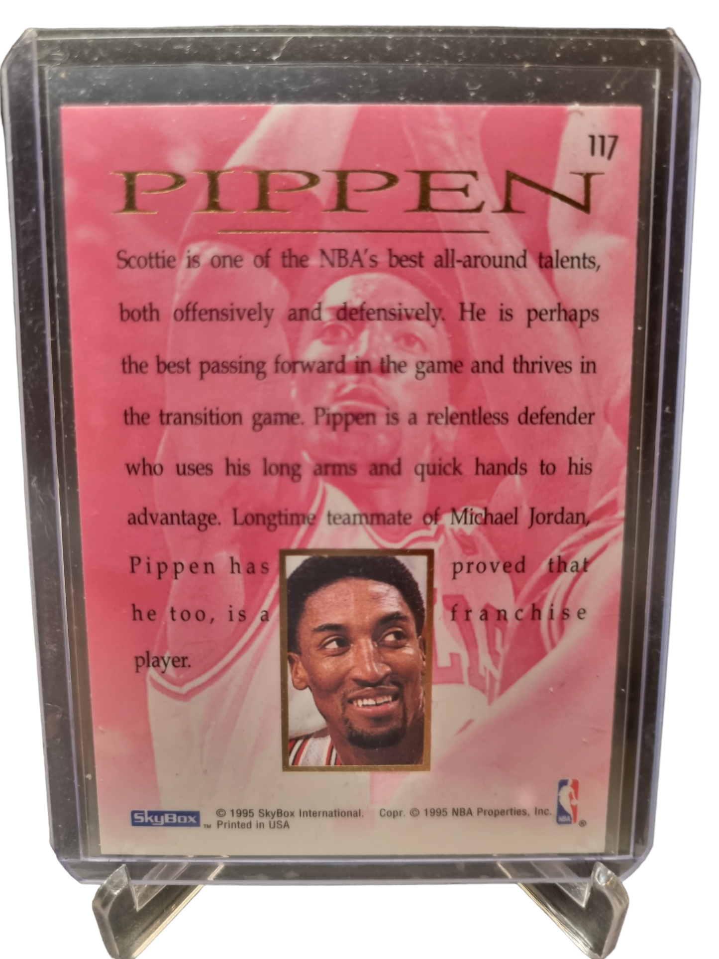 1995 Skybox #117 Scottie Pippen Masters