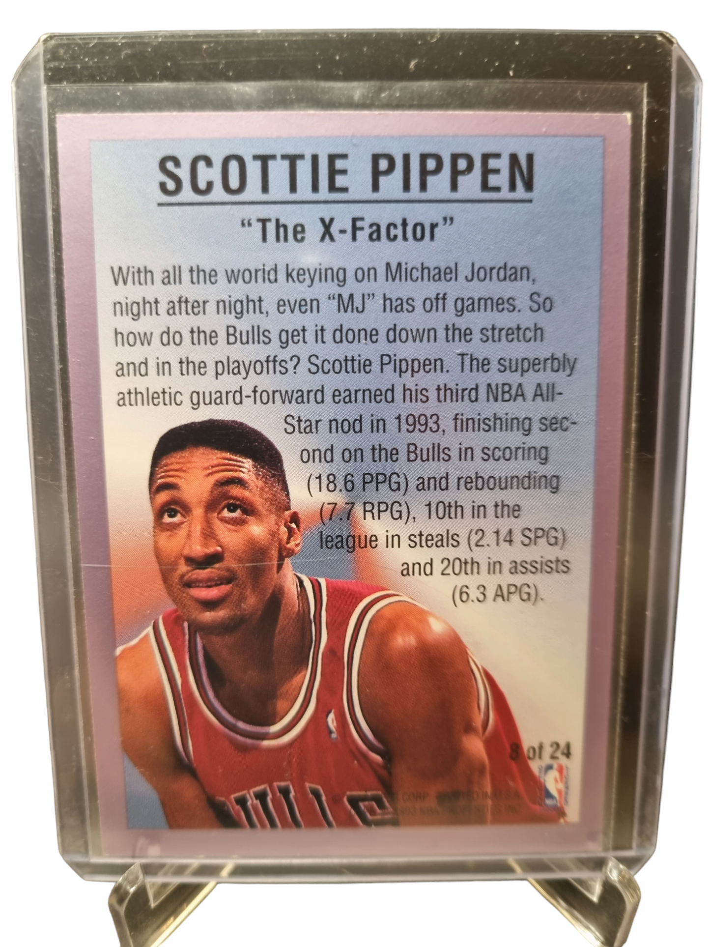 1993-94 Fleer #8 of 24 Scottie Pippen All-Star Weekend