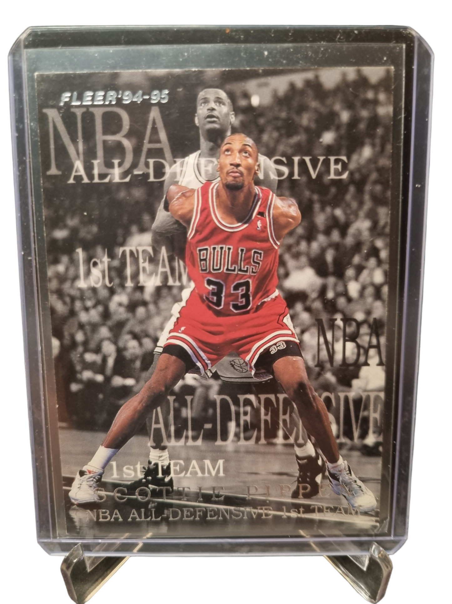 1994-95 Fleer #5 of 10 Scottie Pippen All Defensive Team