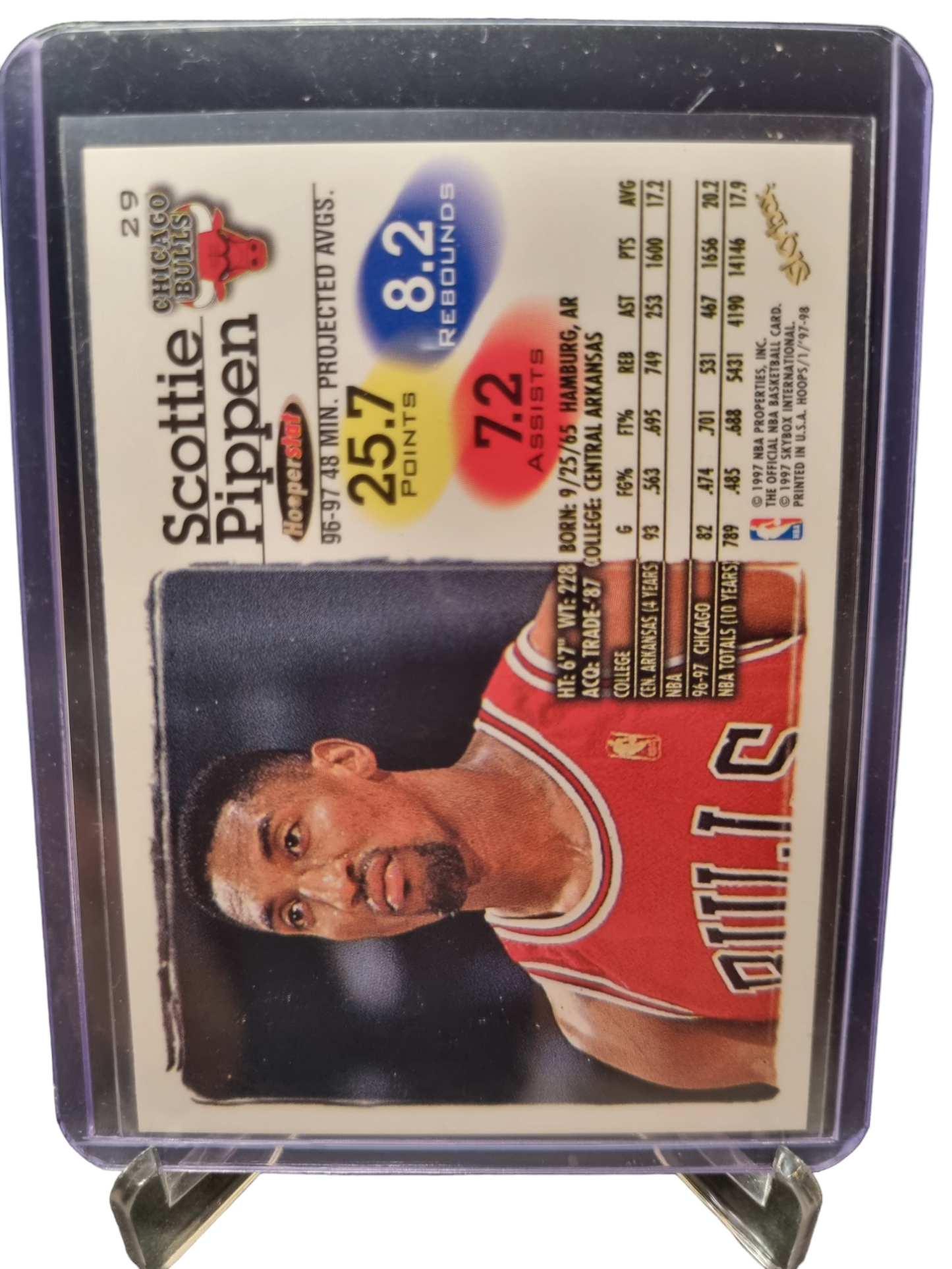 1997 Hoops #29 Scottie Pippen