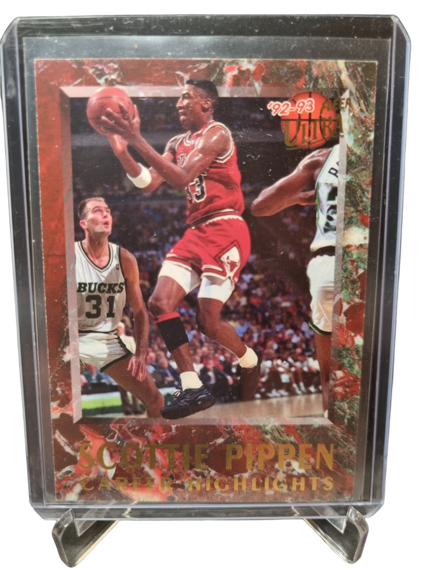 1992-93 Fleer Ultra #5 Scottie Pippen Career Highlights