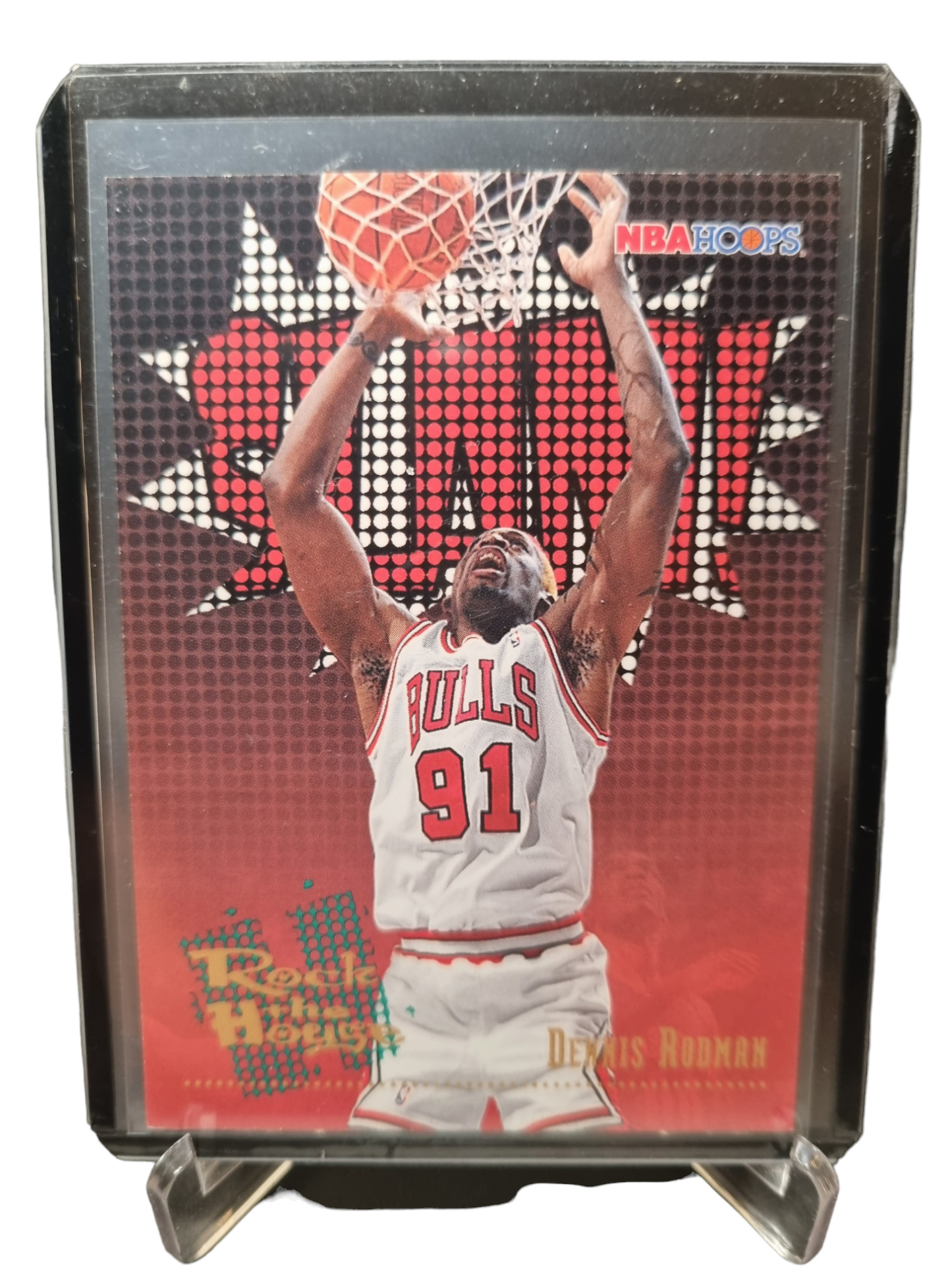 1996 Hoops #376 Dennis Rodman Rock The House