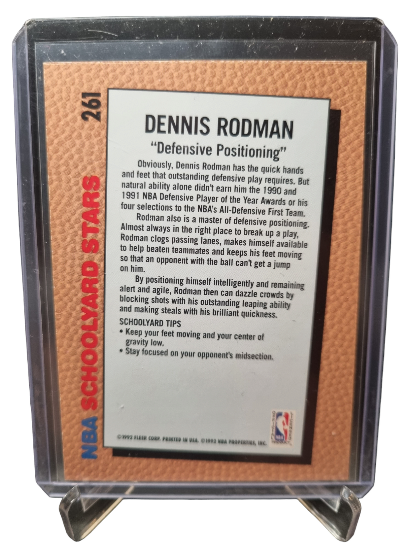 1992-93 Fleer #261 Dennis Rodman Schoolyard Stars