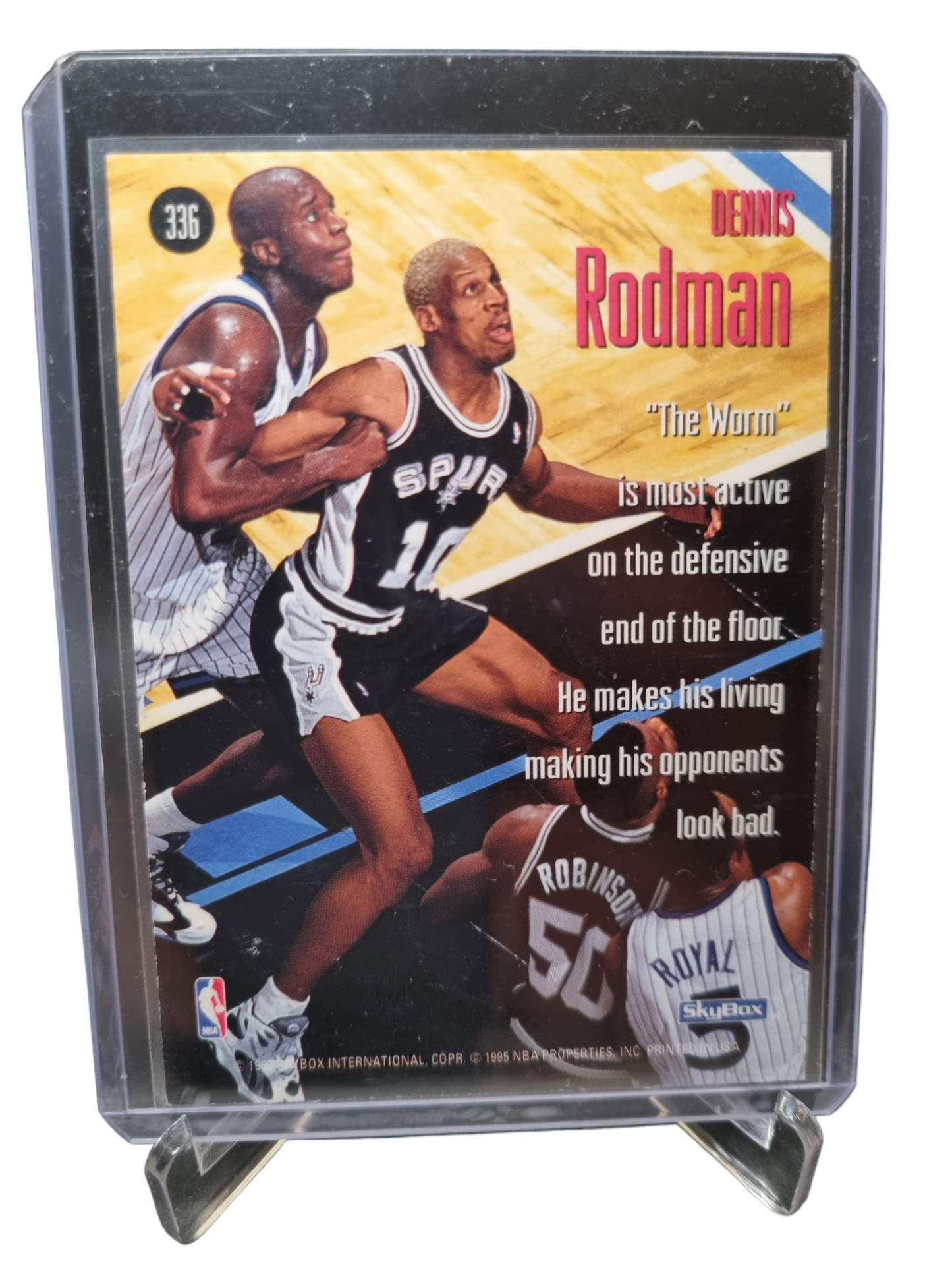 1995 Skybox #336 Dennis Rodman Sky Swats