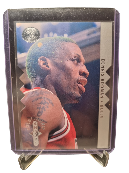 1996 Upper Deck SP #S14 Dennis Rodman Champion Shots Die Cut