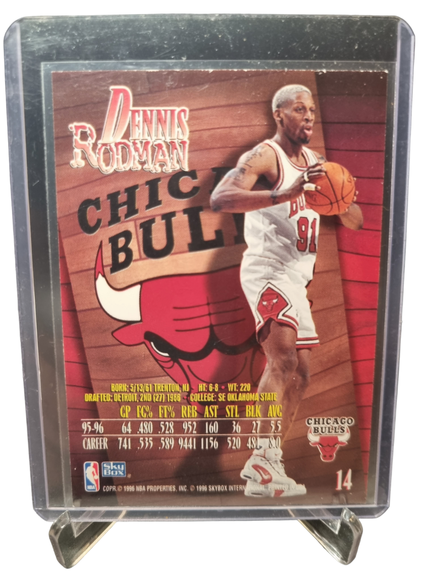 1996 Skybox #14 Dennis Rodman Z Force