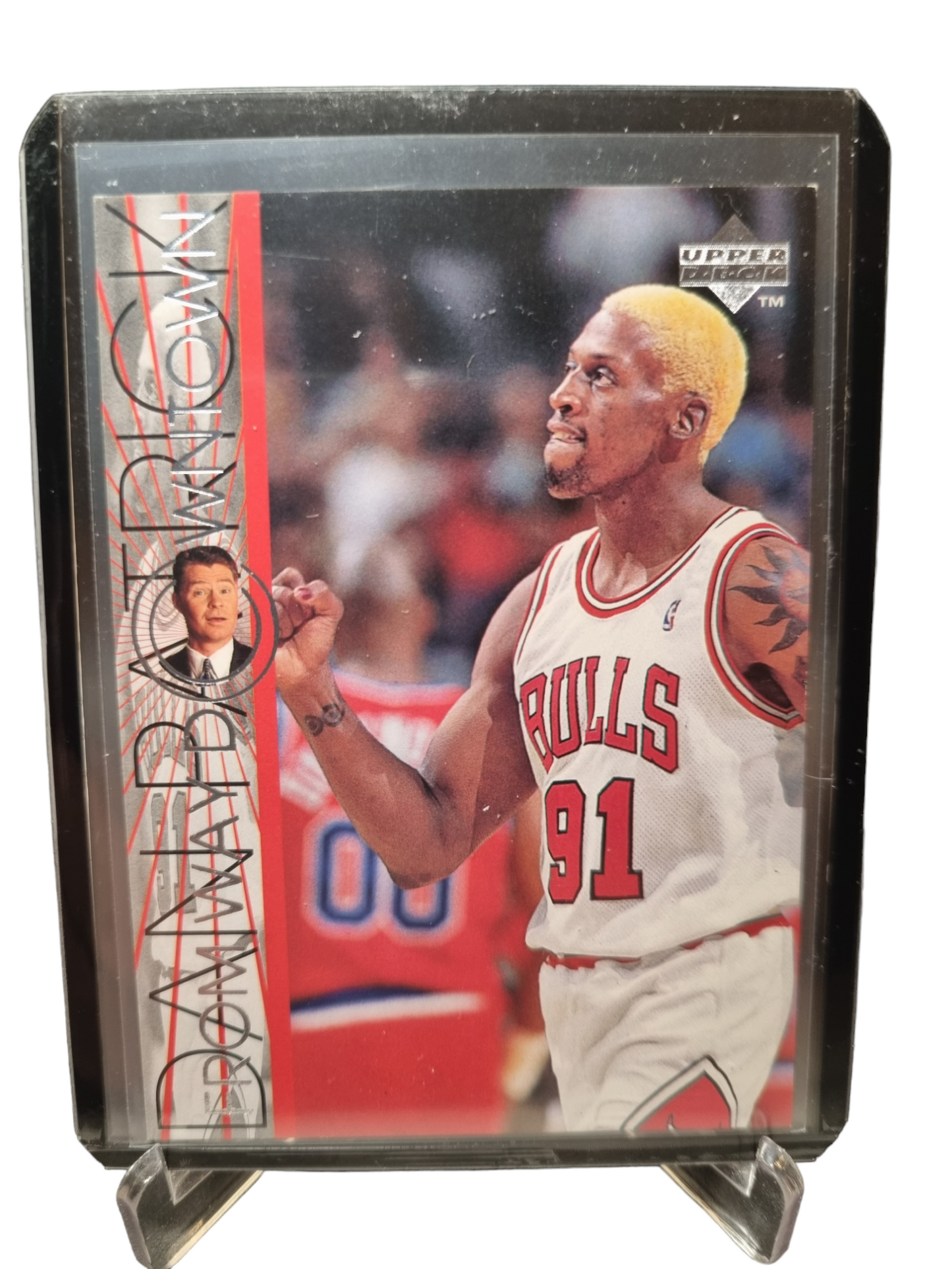 1997 Upper Deck #334 Dennis Rodman From Way Down Town