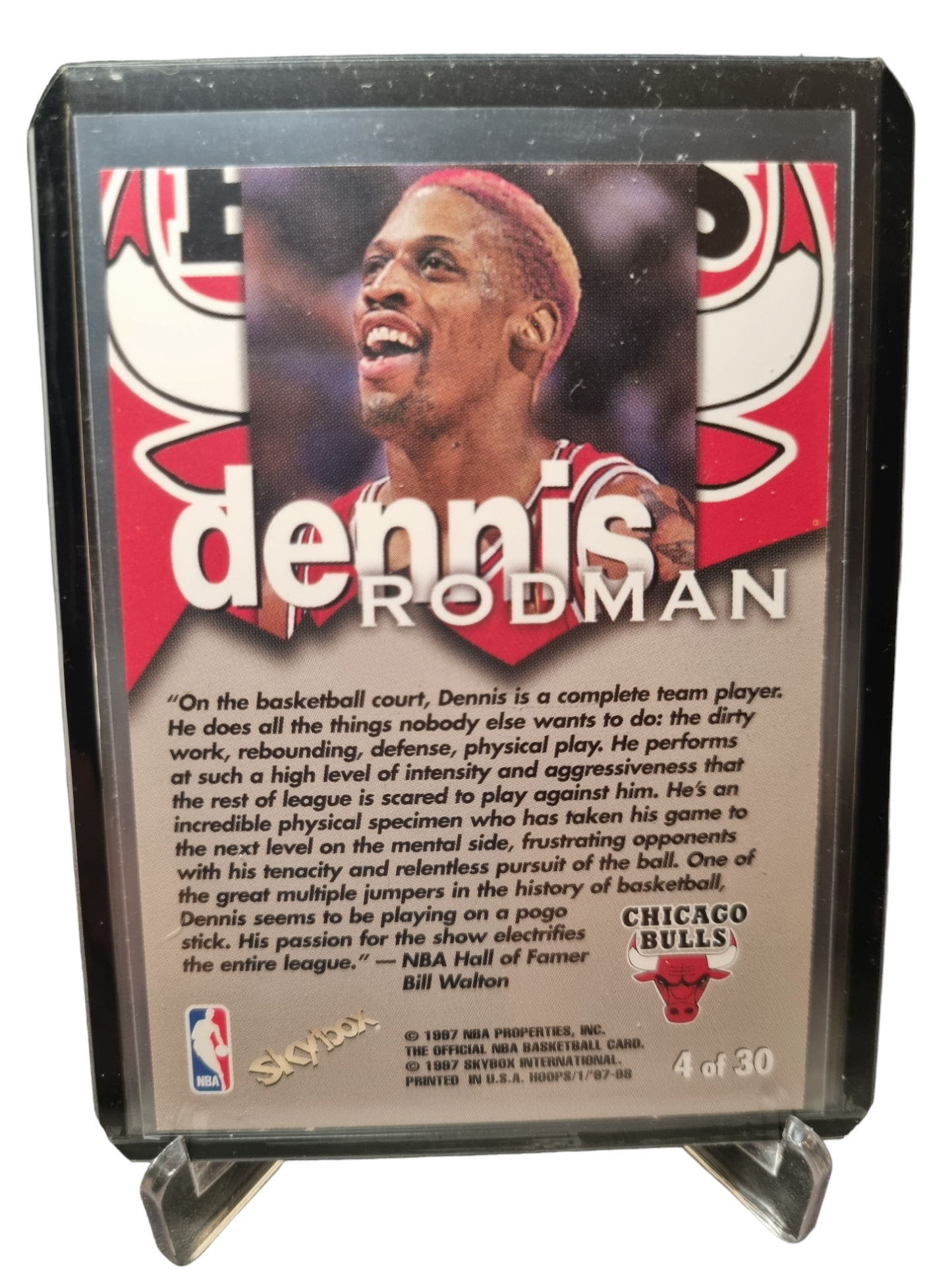 1997 Hoops #4 of 30 Dennis Rodman Talkin Hoops