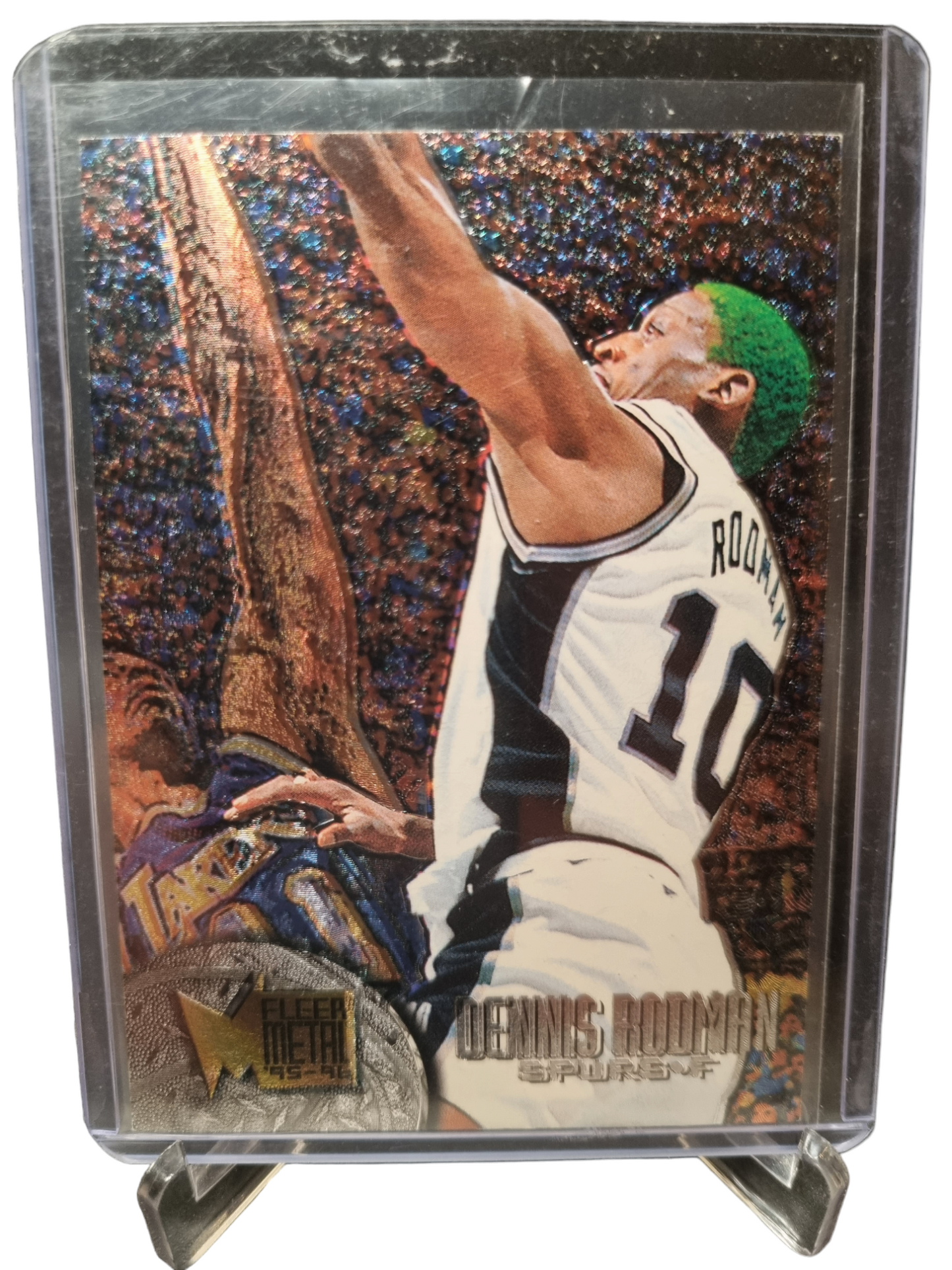 1995-96 Fleer Metal #100 Dennis Rodman