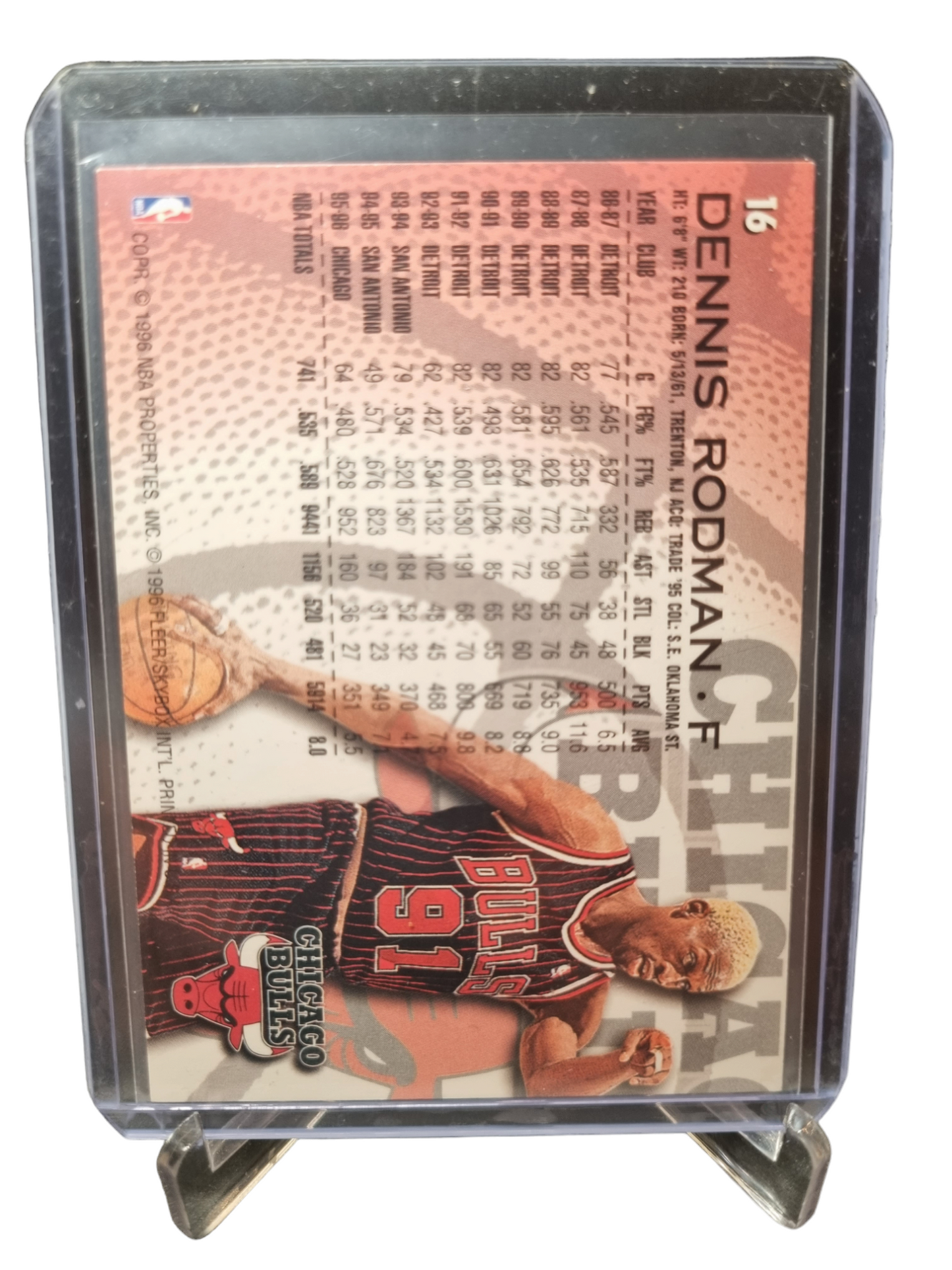 1996-97 Fleer #16 Dennis Rodman