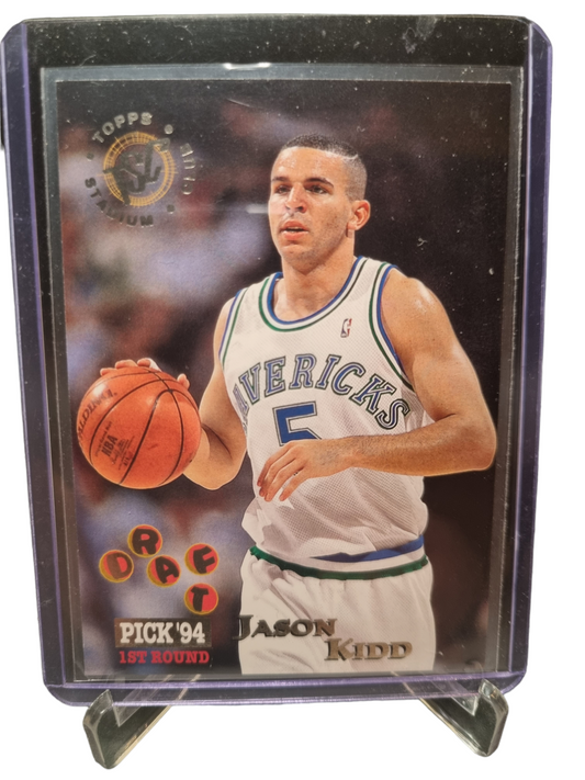 1995 Topps Stadium Club #190 Jason Kidd Rookie Card 1st Round Draft Pick