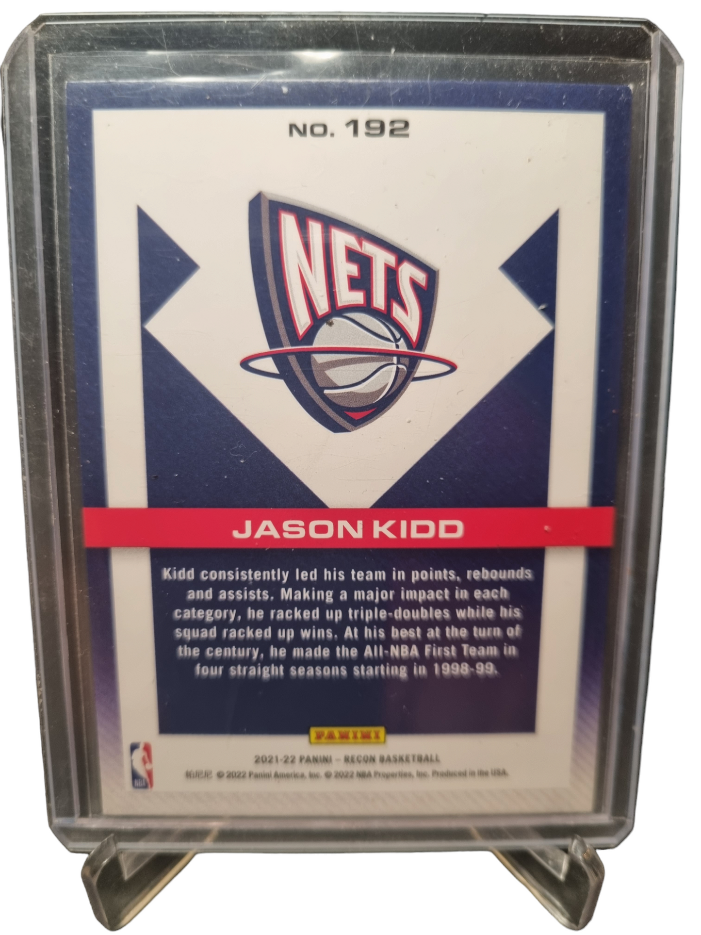 2021-22 Panini Recon #192 Jason Kidd