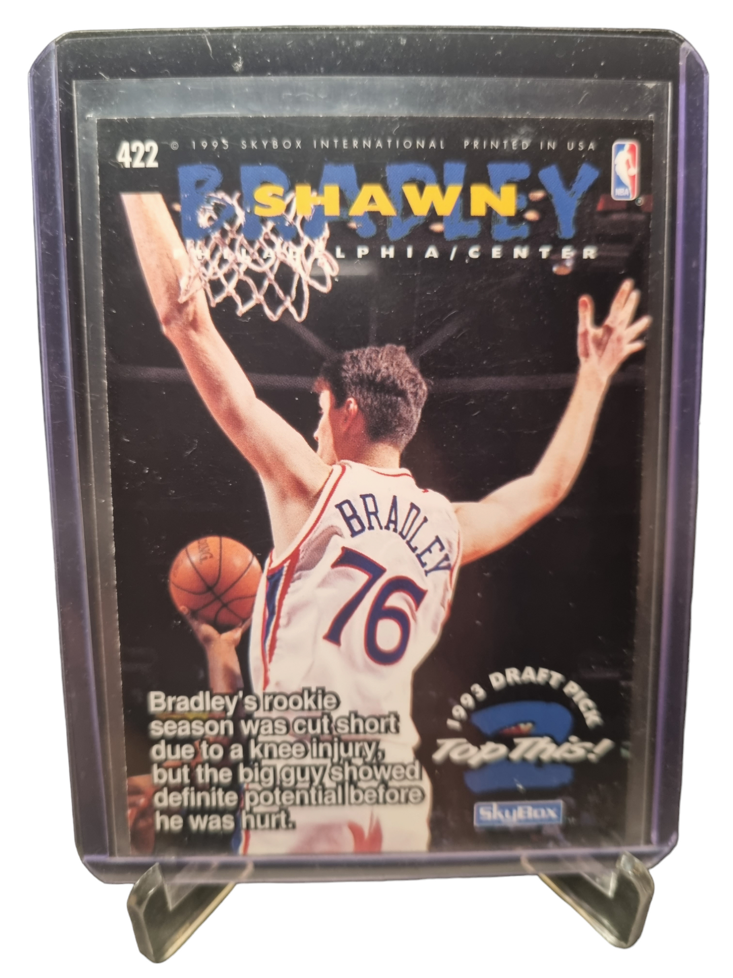 1995 Skybox #422 Jason Kidd/Shawn Bradley 1995 Draft Pick Top This