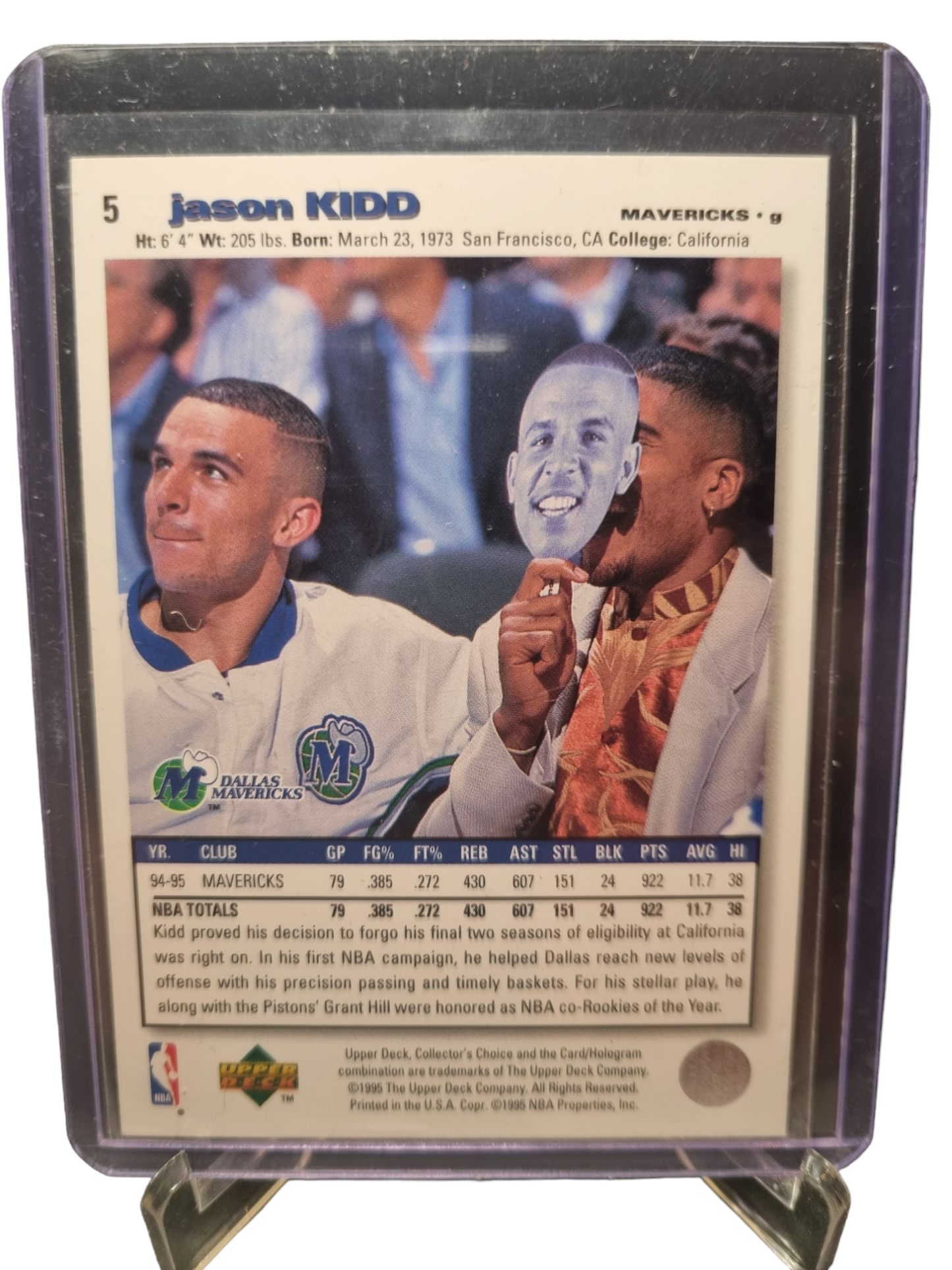 1995 Upper Deck #5 Jason Kidd