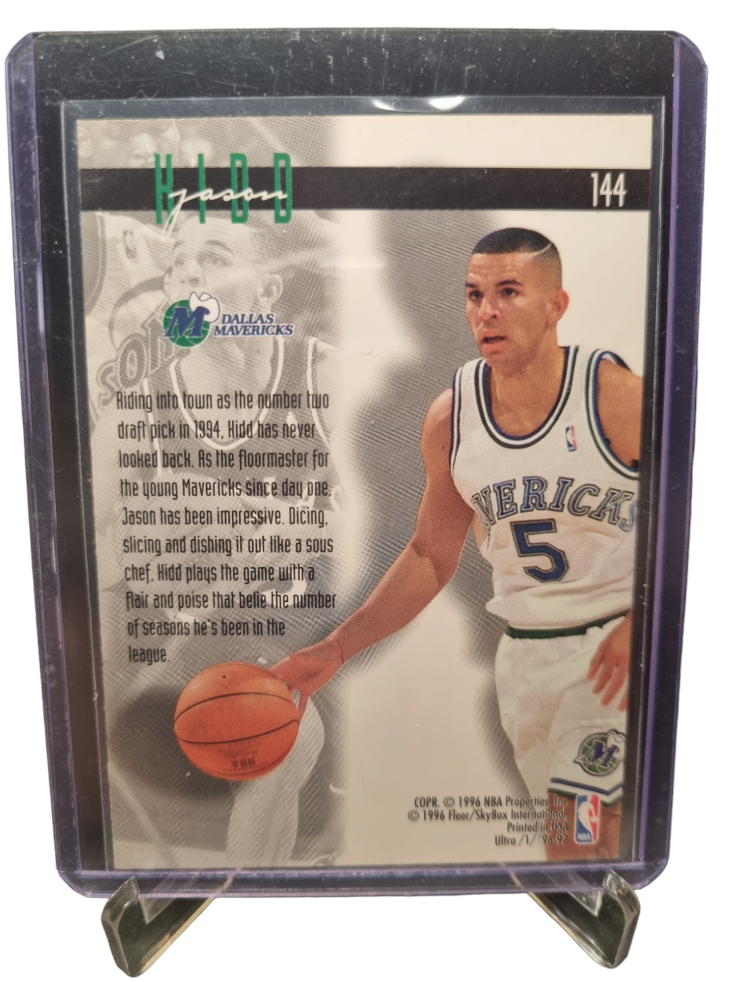 1996-97 Fleer Ultra #144 Jason Kidd Effort Silver Signature