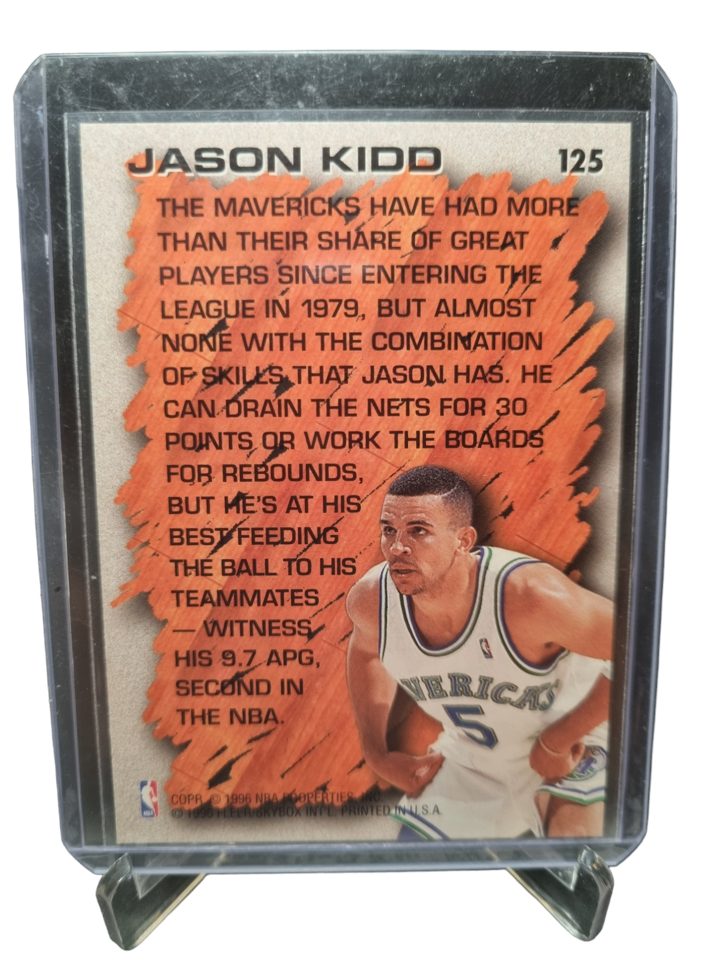 1995-96 Fleer #125 Jason Kidd Hardwood Leader