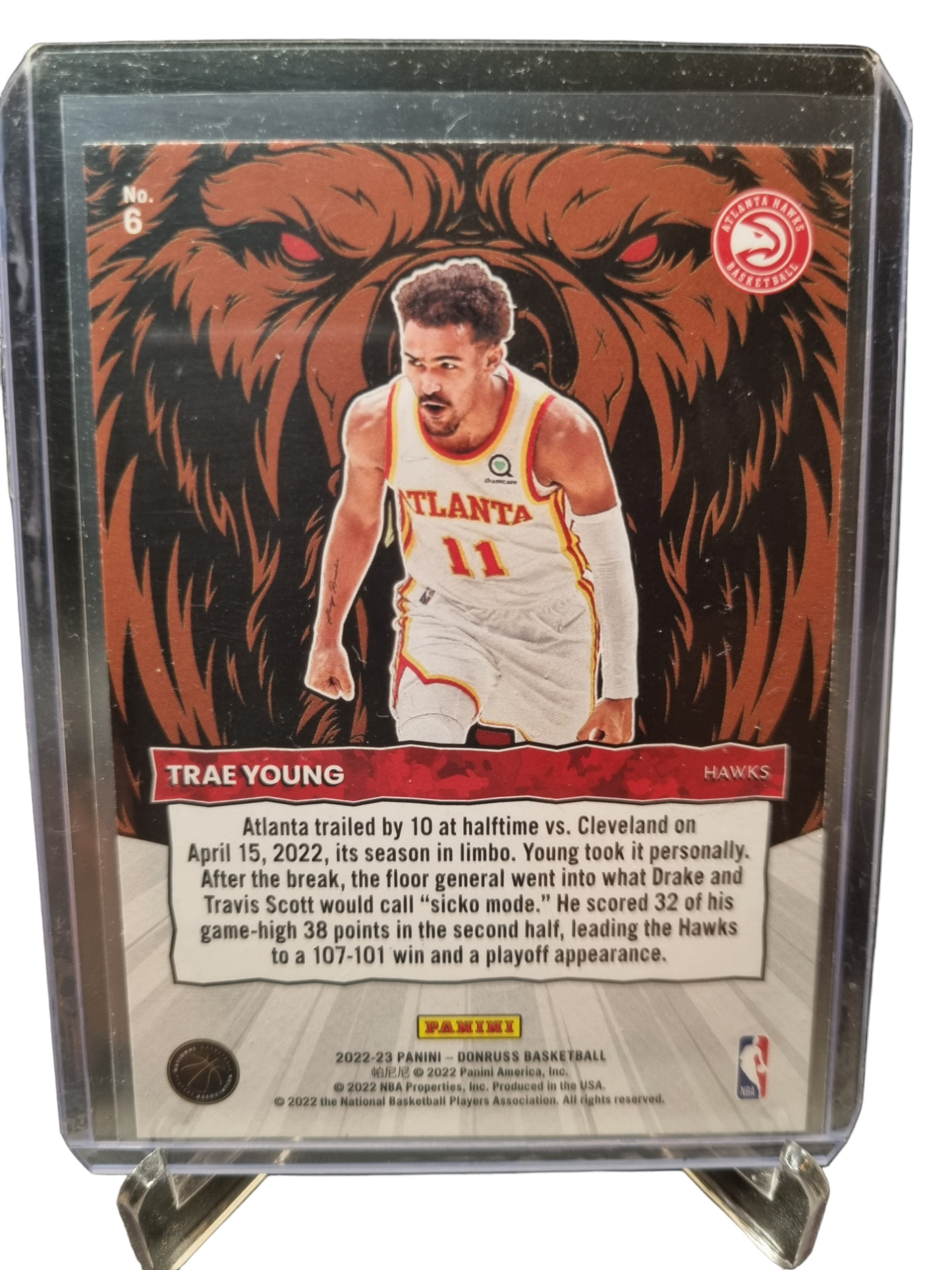 2022-23 Panini Donruss #6 Trae Young Unleashed