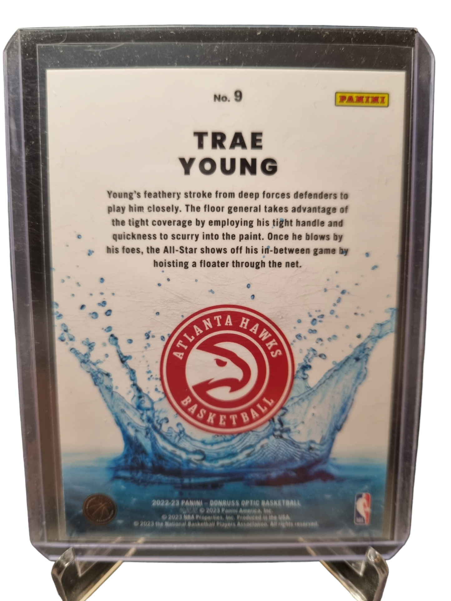 2022-23 Panini Donruss Optic #9 Trae Young Splash