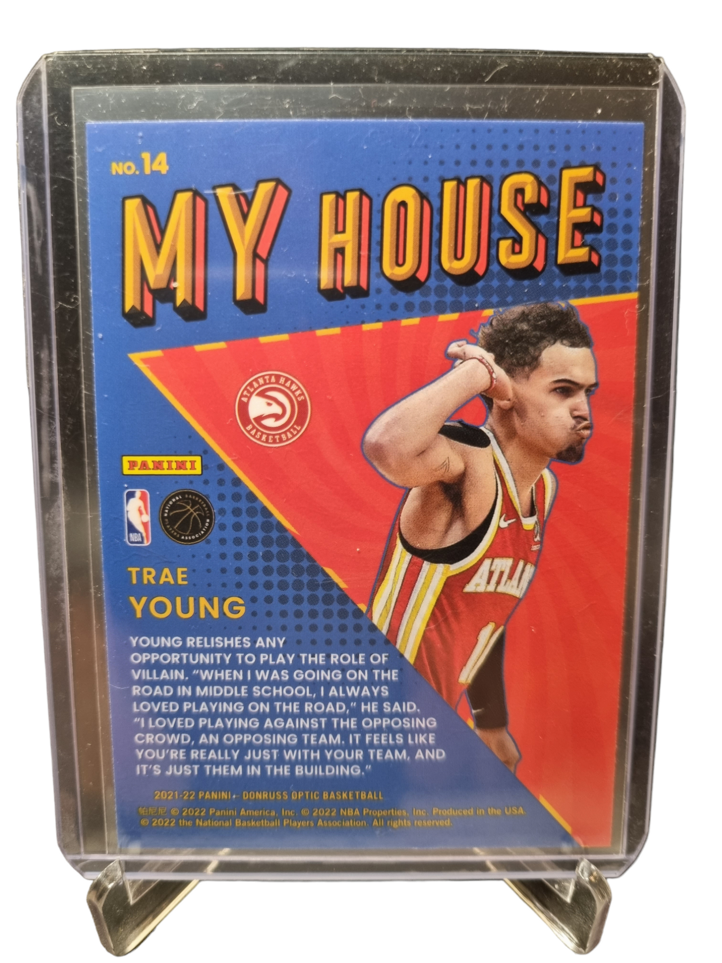 2021-22 Panini Donruss Optic #14 Trae Young My House