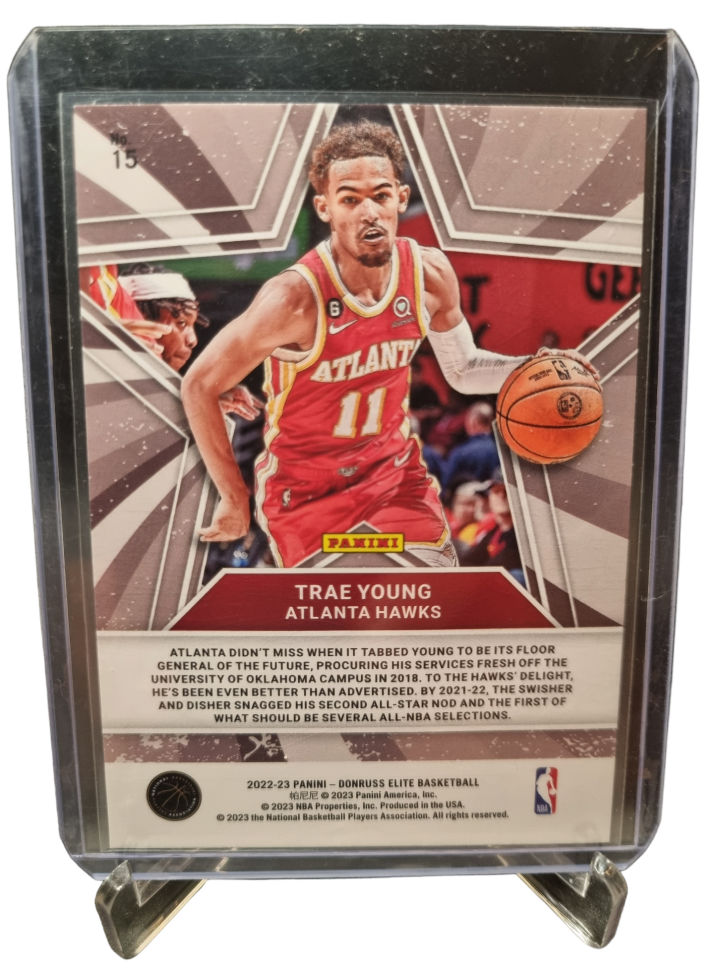 2022-23 Panini Elite #15 Trae Young Star Status