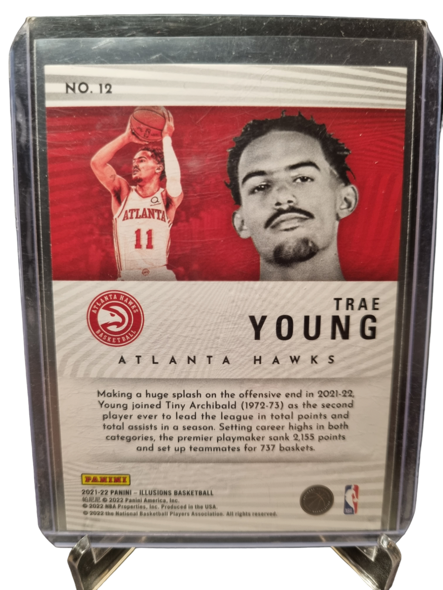 2021-22 Panini Illusions #12 Trae Young Intriguing Players