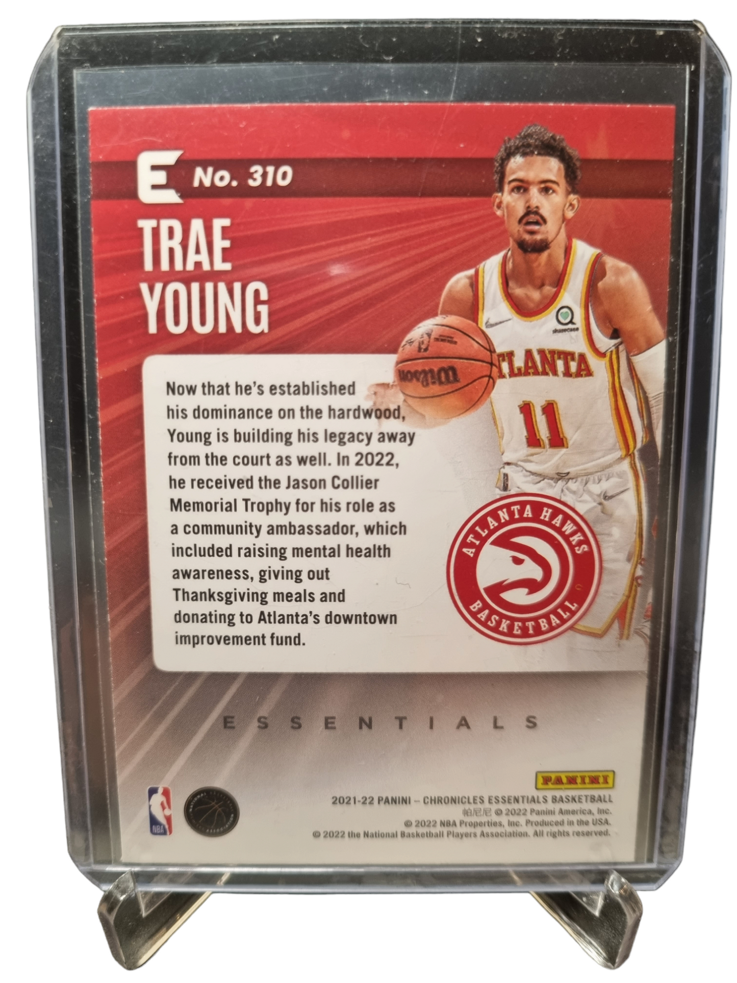 2021-22 Panini Chronicles Essentials #310 Trae Young