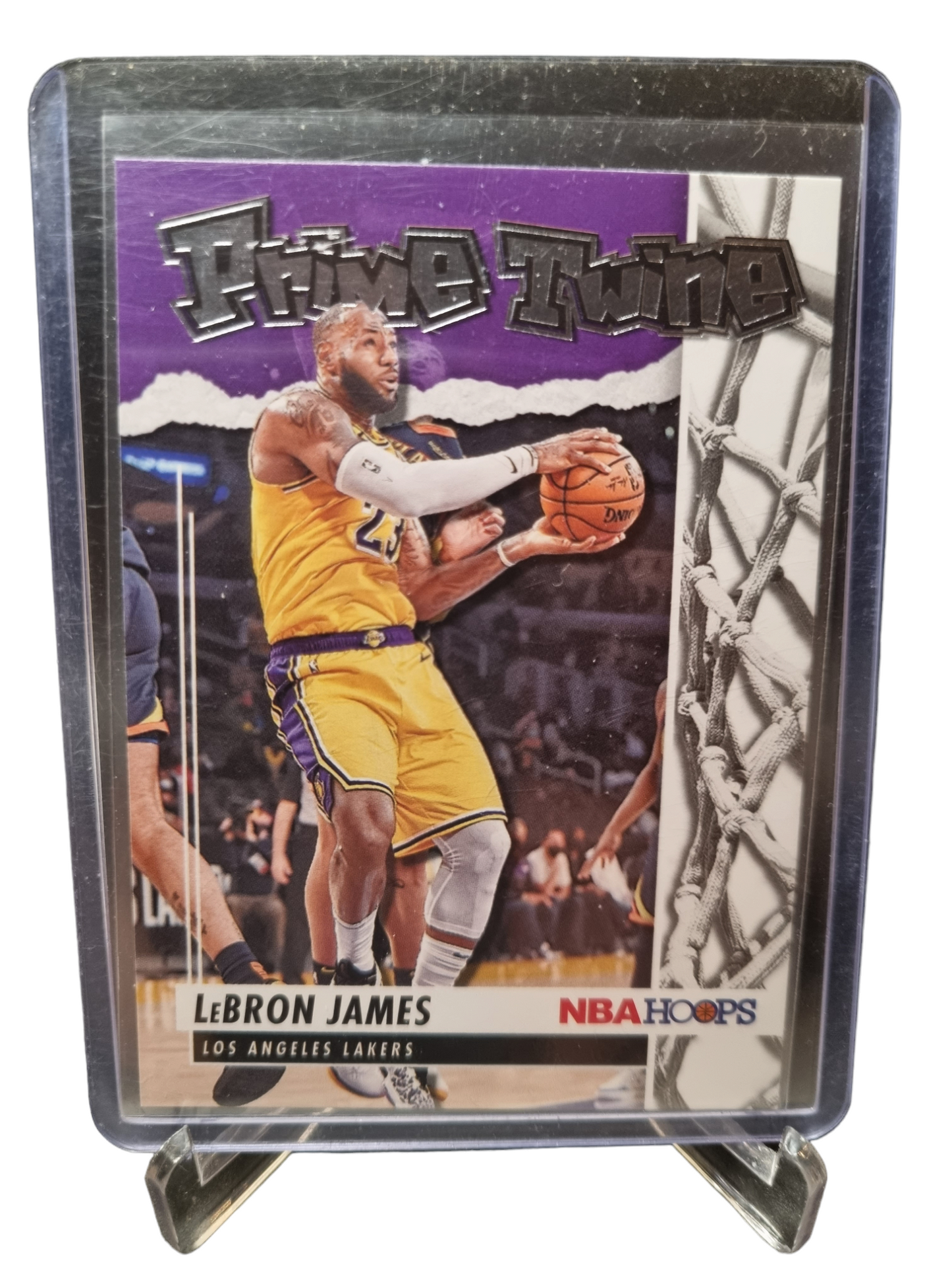 2021-22 Panini Hoops #8 Lebron James Prime Twine