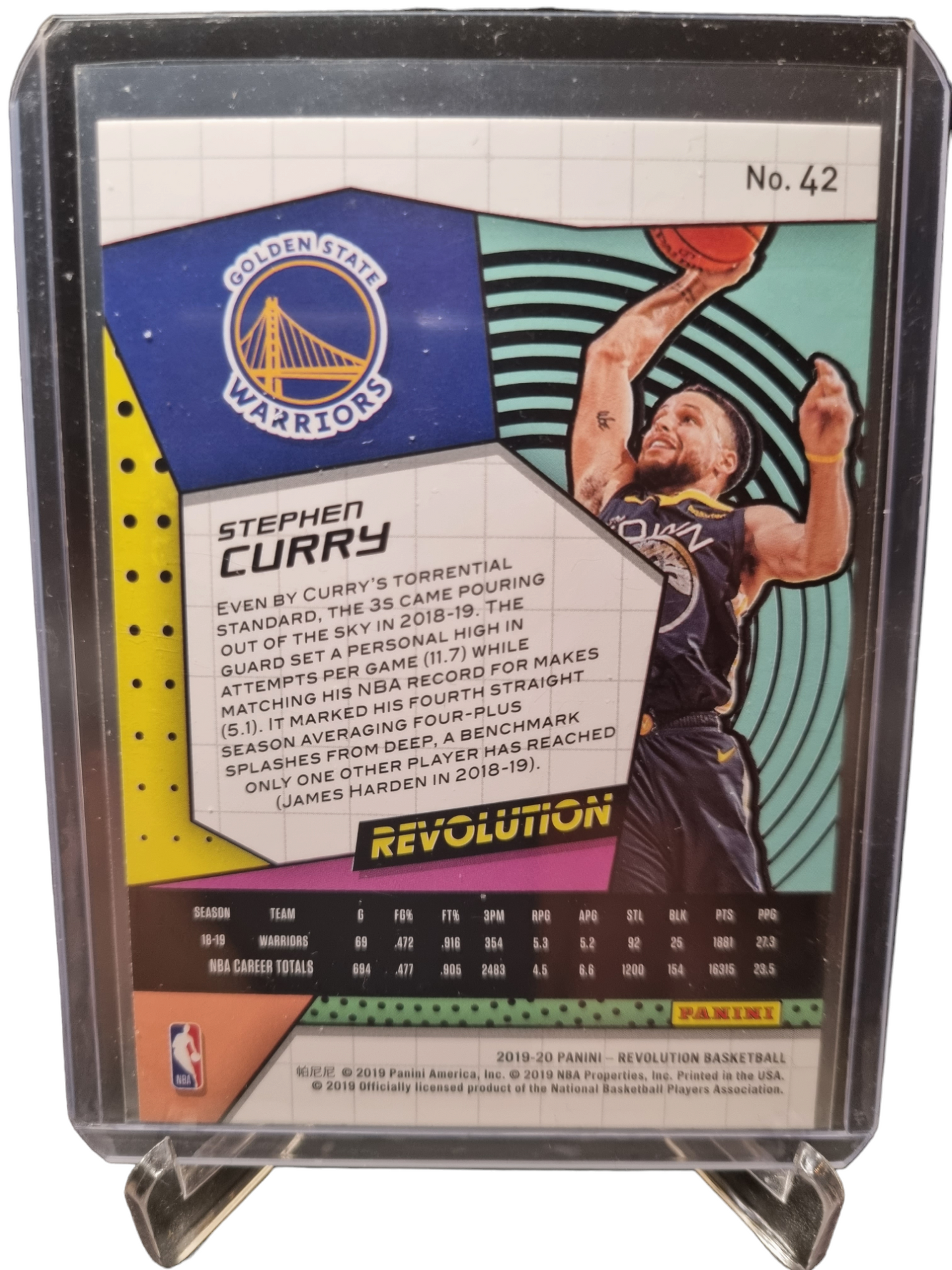 2019-20 Panini Revolution #42 Stephen Curry