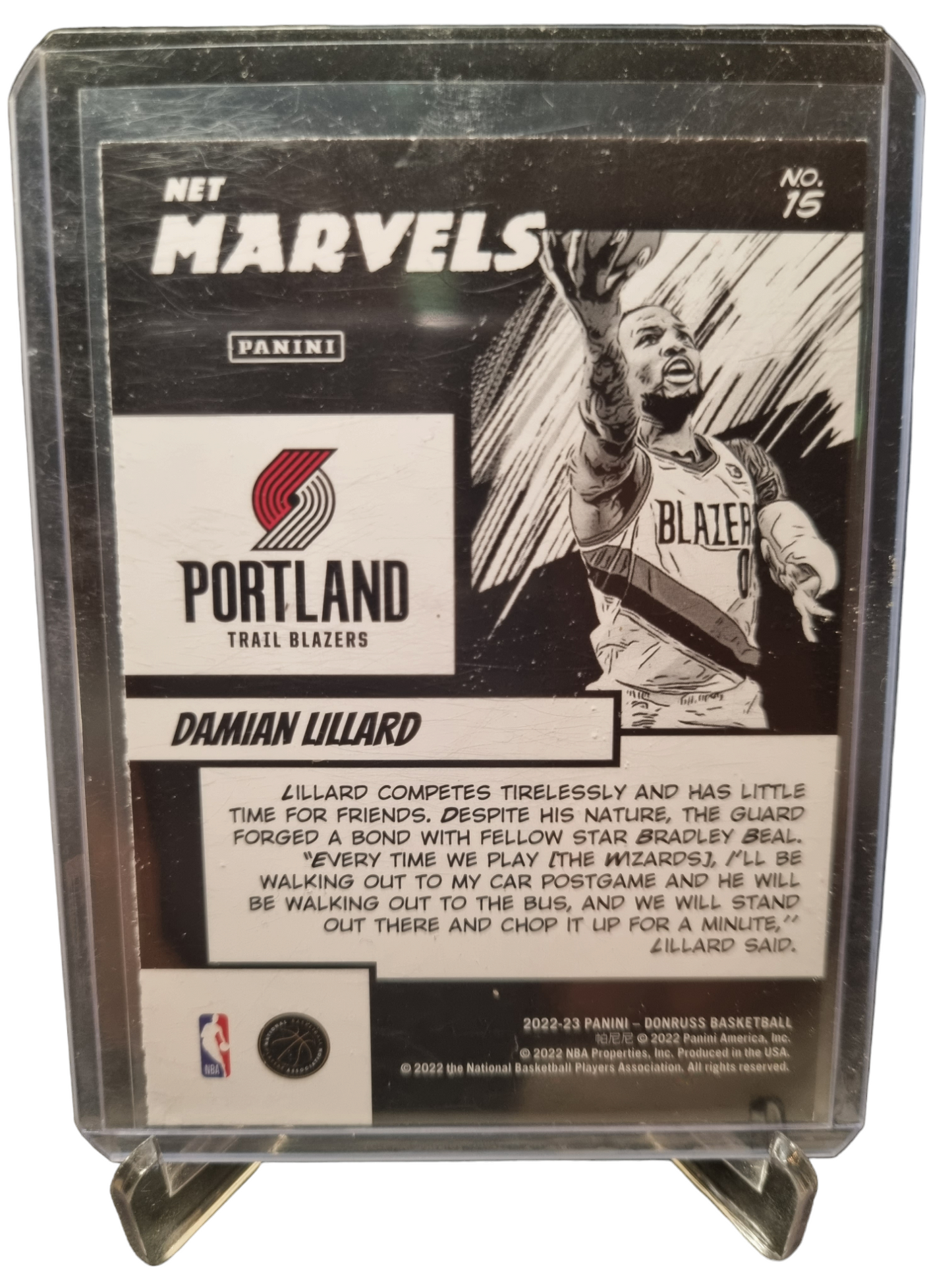 2022-23 Panini Donruss #15 Damian Lillard Net Marvels