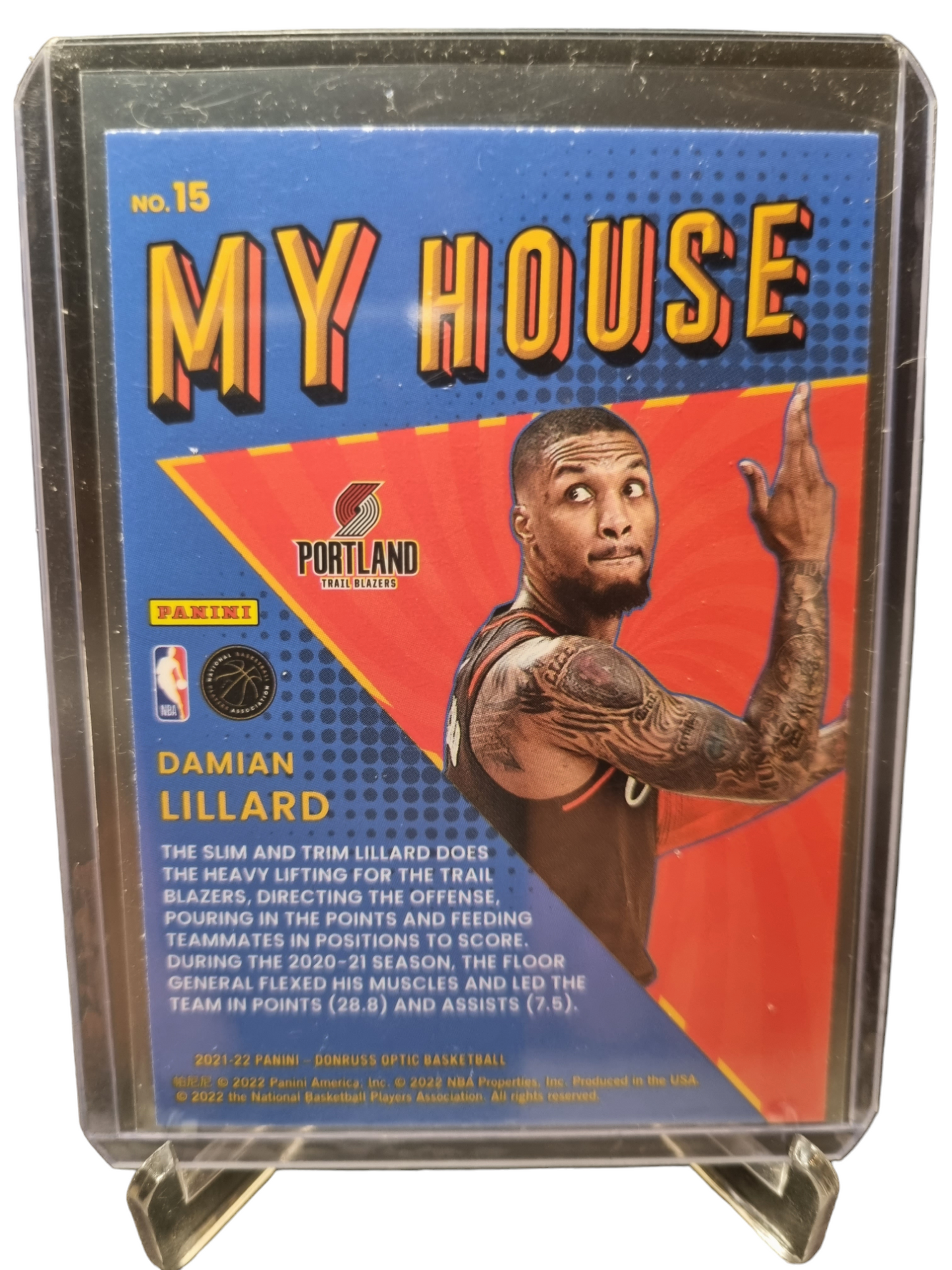 2022-23 Panini Donruss Optic #15 Damian Lillard My House