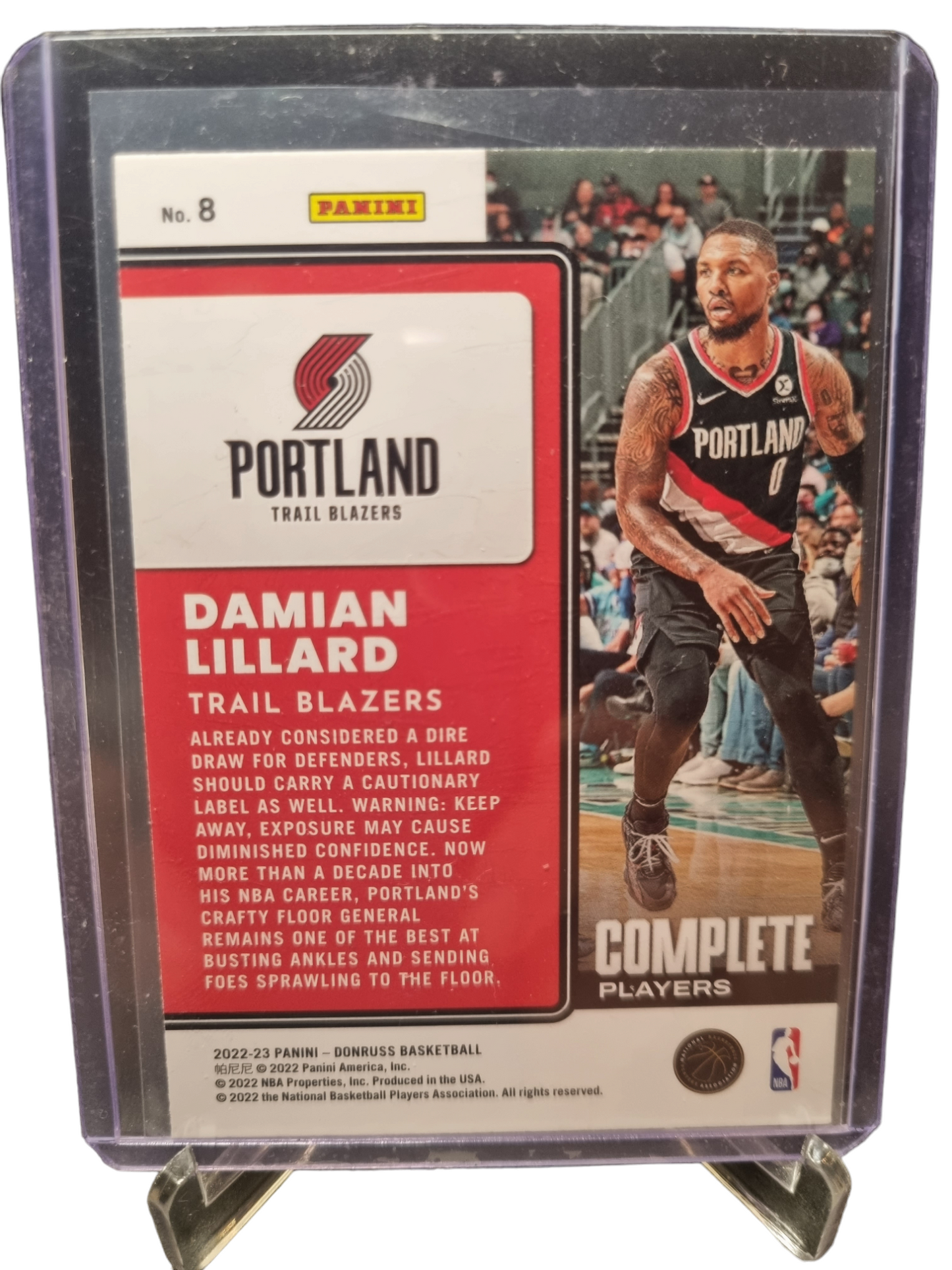 2022-23 Panini Donruss #8 Damian Lillard Complete Players