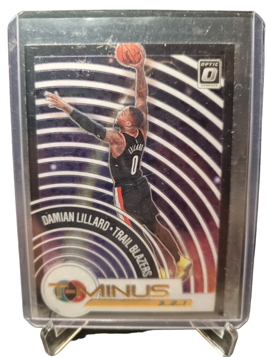 2020-21 Panini Donruss Optic #14 Damian Lillard Complete T-Minus 3 2 1