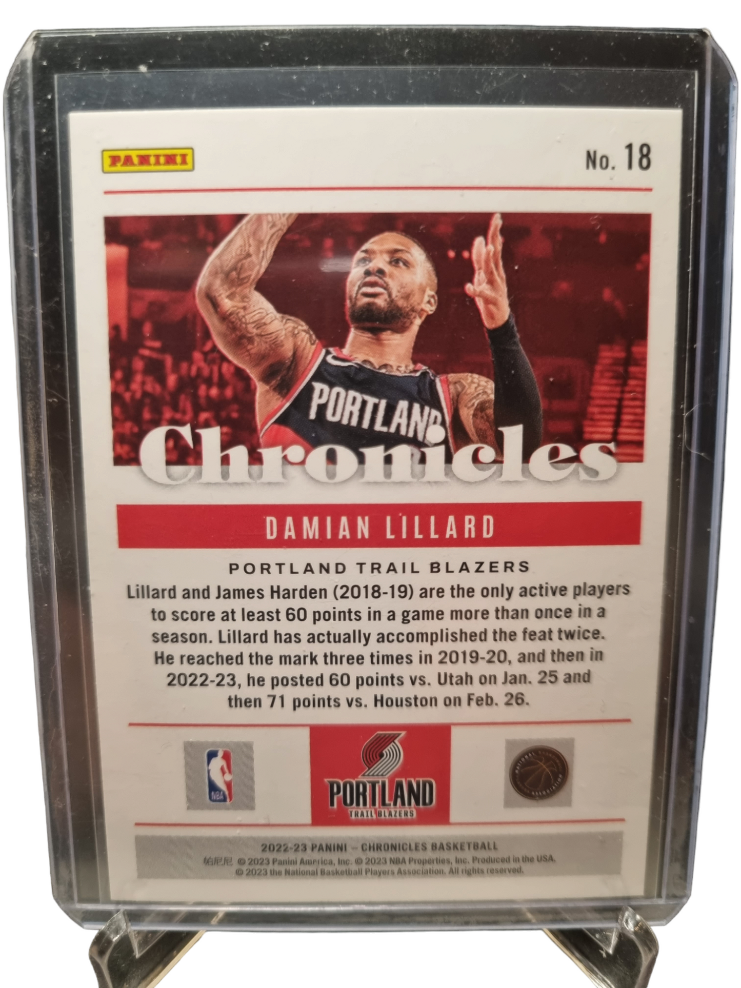 2022-23 Panini Chronicles #18 Damian Lillard