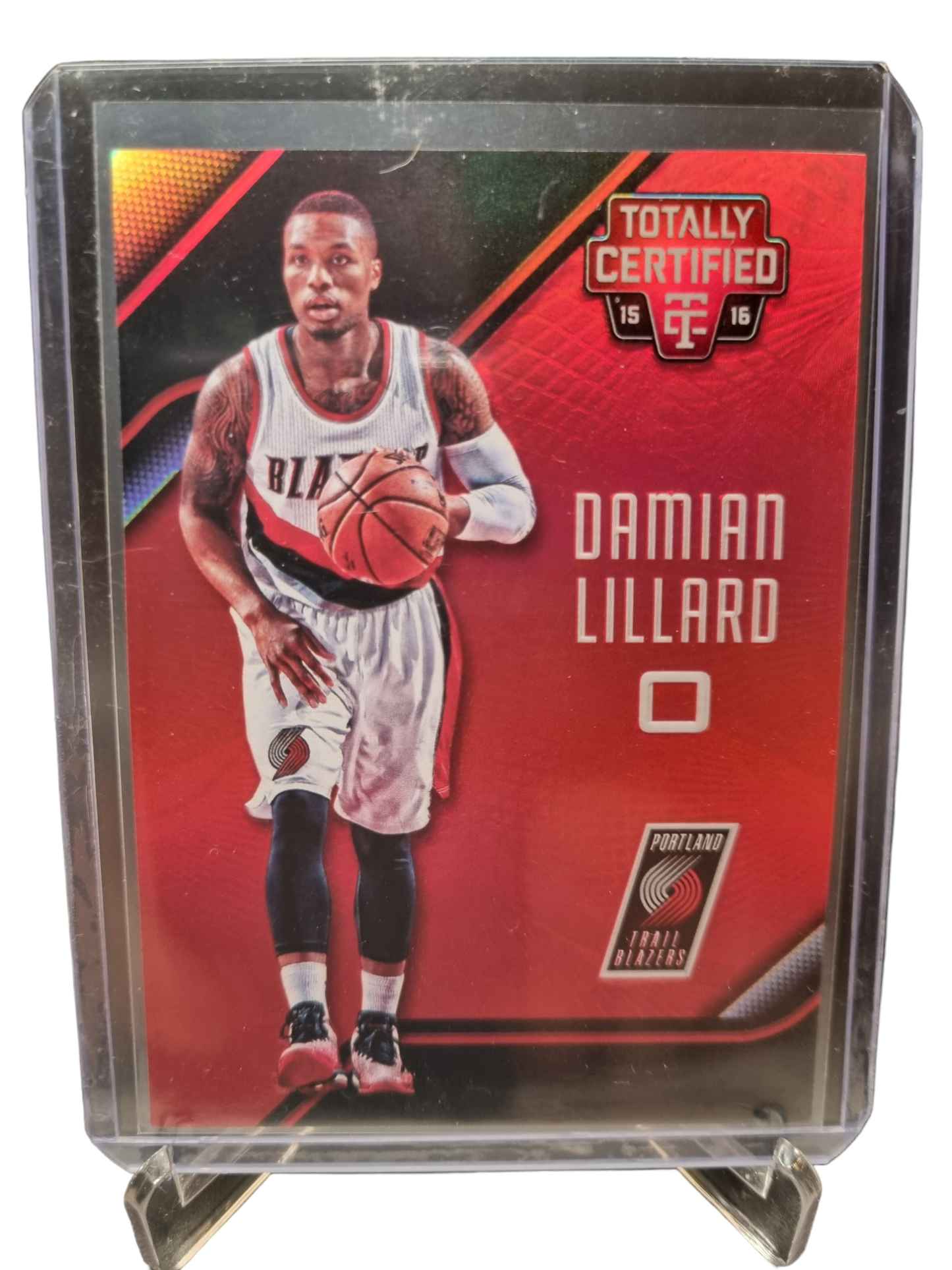 2015-16 Panini Totally Certified #100 Damian Lillard 081/149