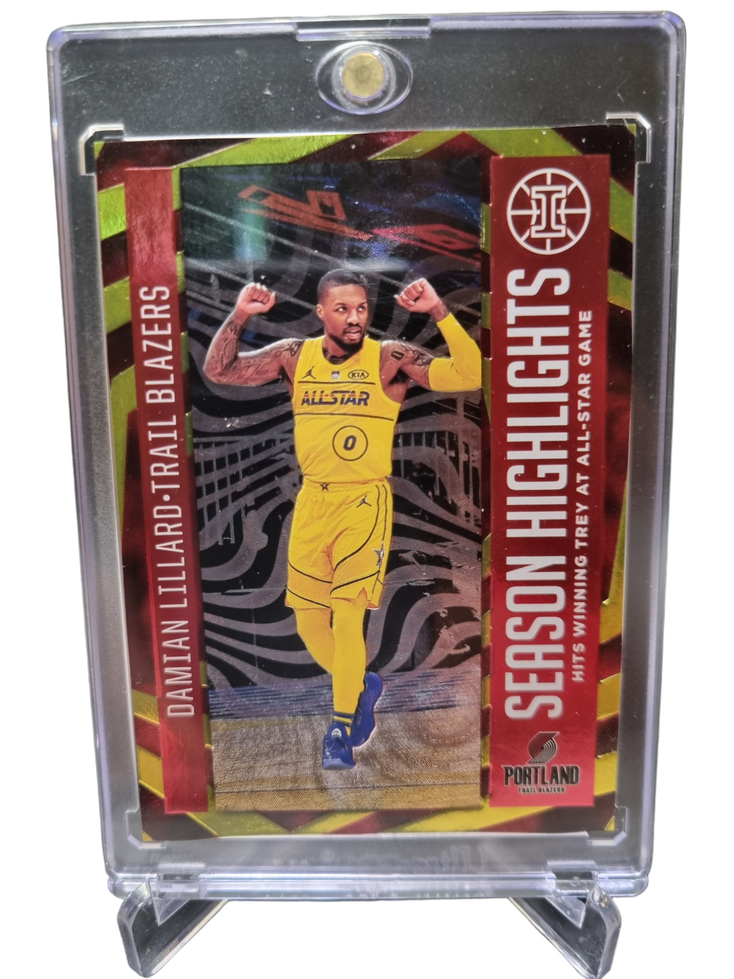 2020-21 Panini Illusions #15 Damian Lillard Season Highlights 13/25