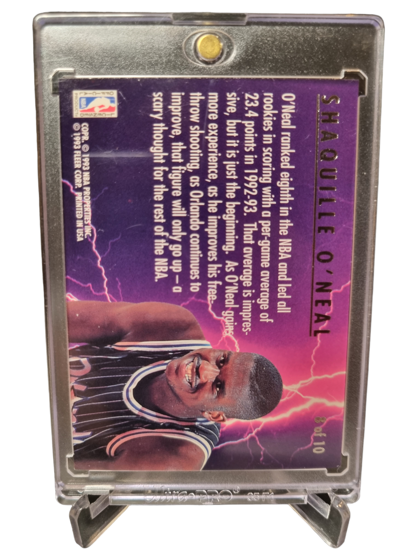 1993-94 Fleer #8 of 10 Shaquille O'Neal Scoring Kings Insert