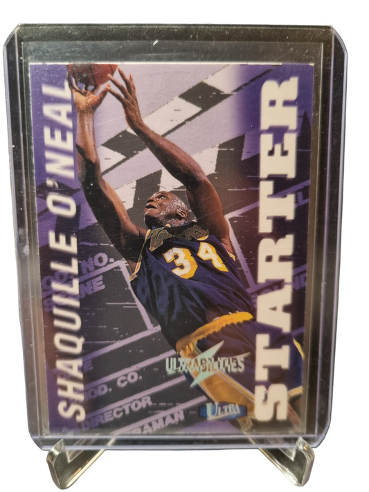 1997-98 Fleer #4 of 20 Shaquille O'Neal Ultrabilities Starter