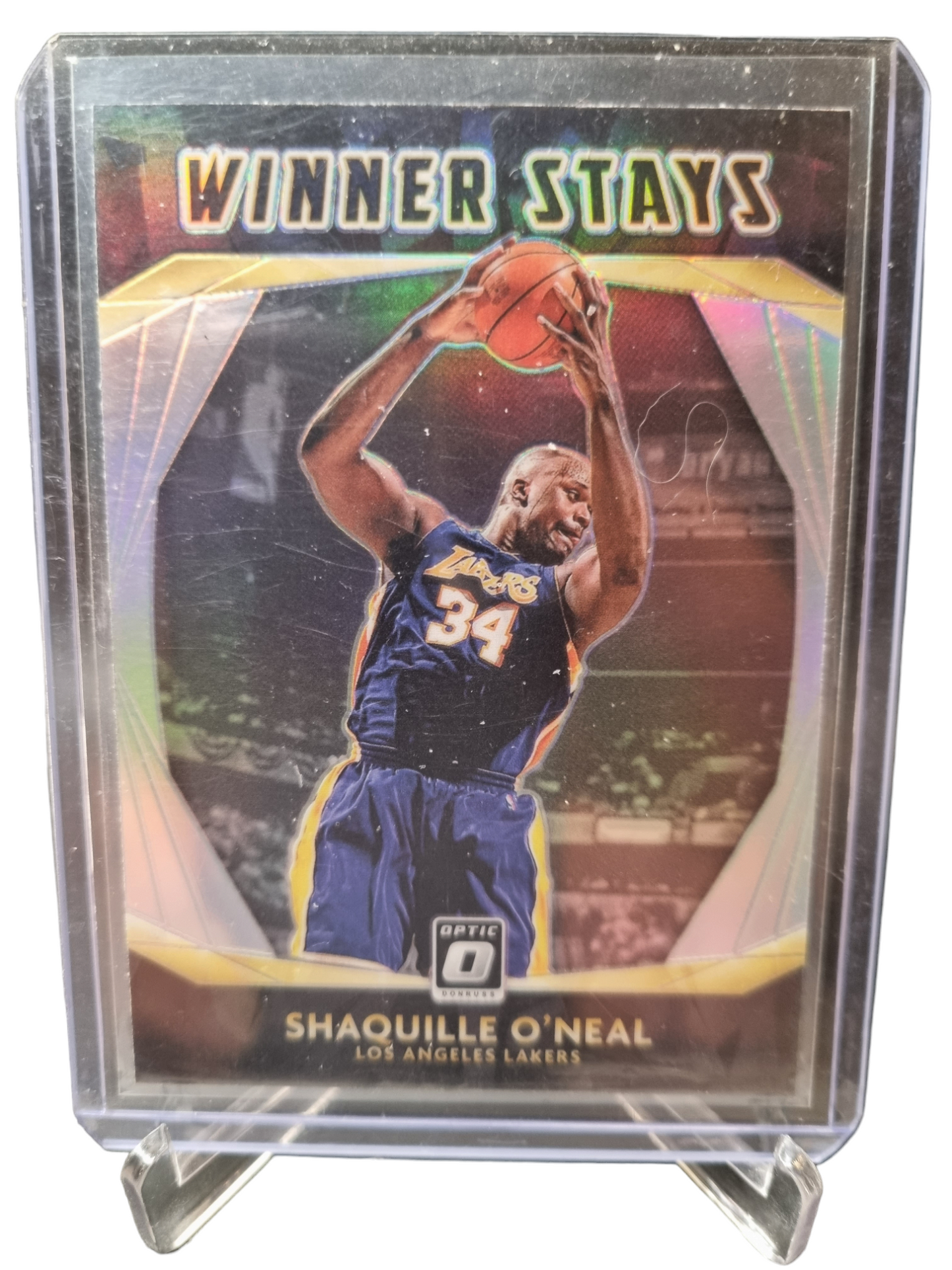 2020-21 Panini Donruss Optic #1 Shaquille O'Neal Winner Stays Silver