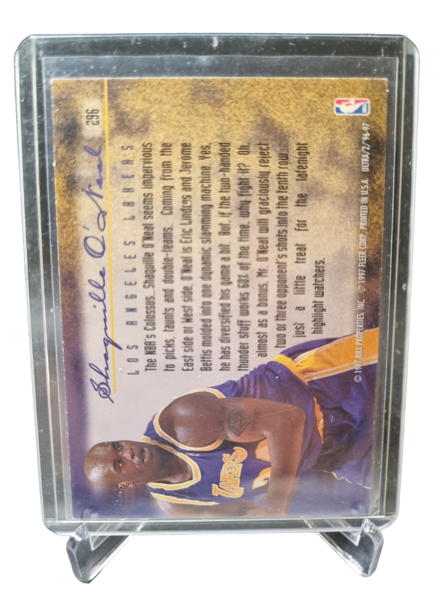 1996-97 Fleer Ultra #296 Shaquille O'Neal Play Of The Game