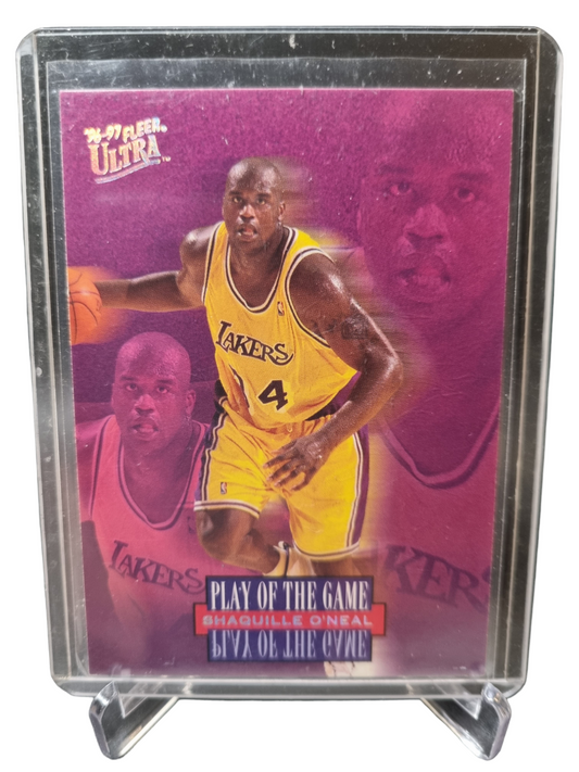 1996-97 Fleer Ultra #296 Shaquille O'Neal Play Of The Game